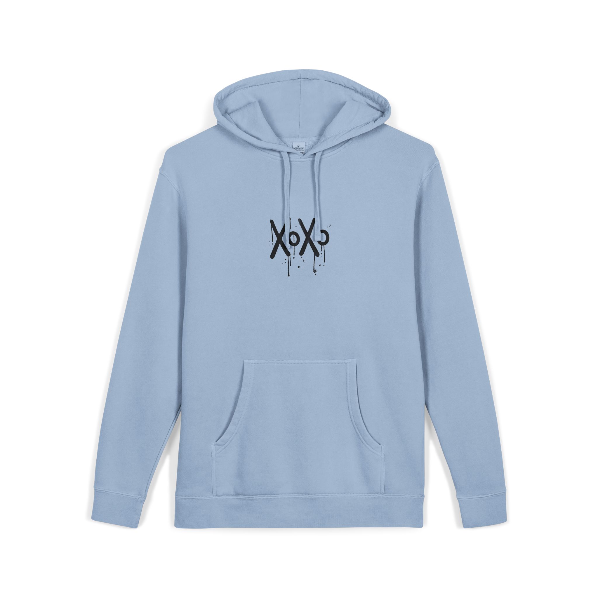 Xoxo Unisex Pigment Dyed Hoodie Embroidery - Image 19