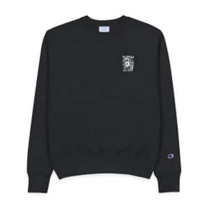 Sohigh Black Mens Champion Crewneck Sweatshirt