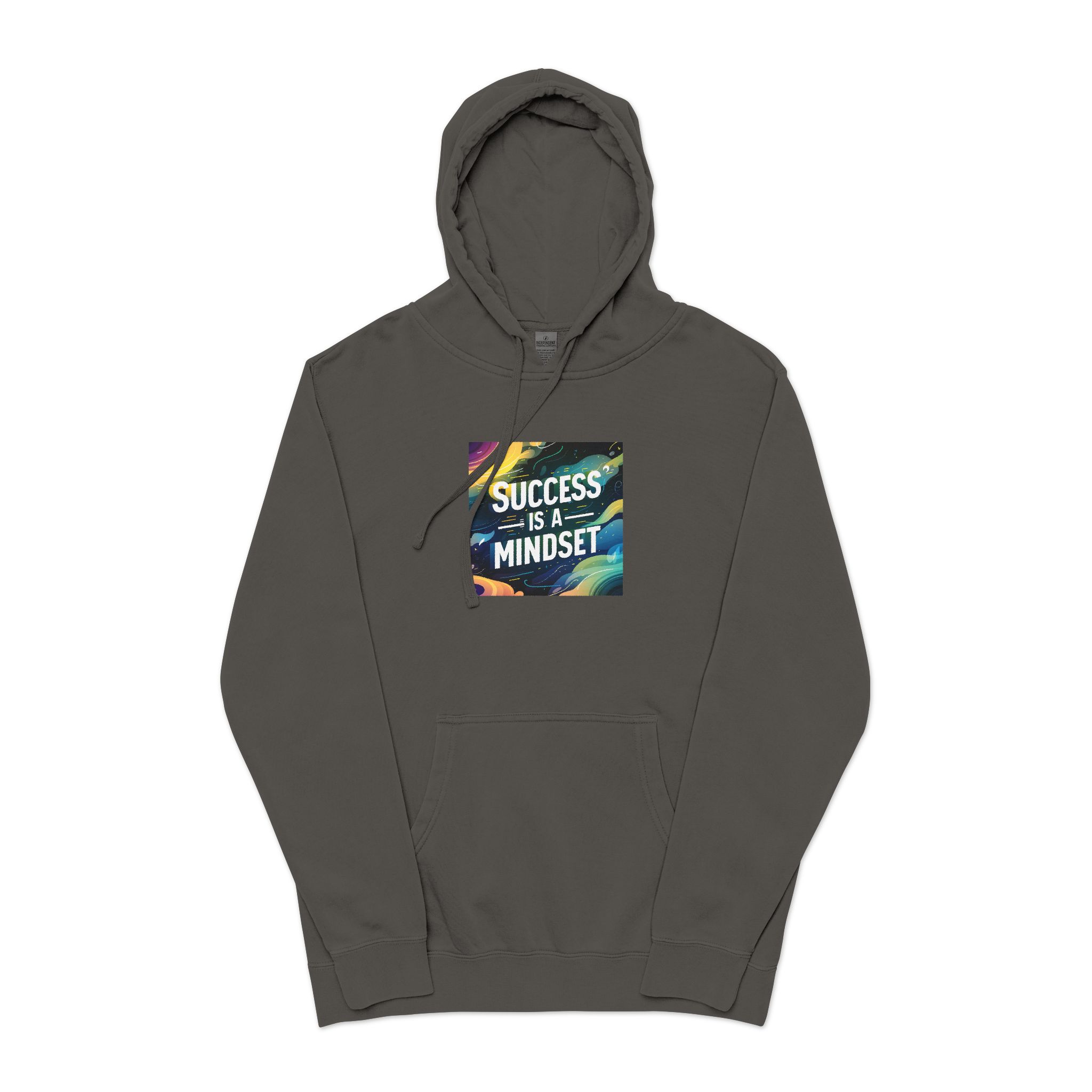 Success Is A Mindset Unisex Pigment Dyed Hoodie Embroidery - Image 25