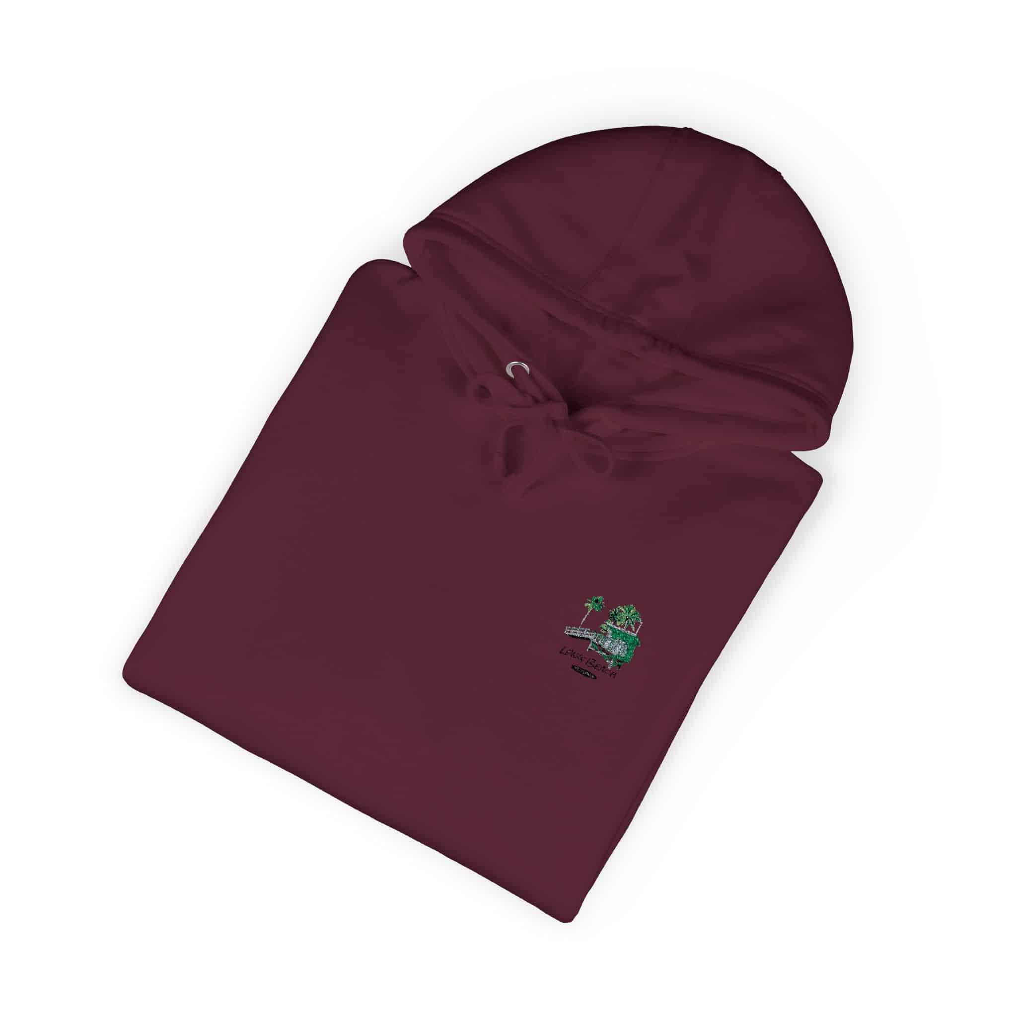 Long Beach California Unisex Fleece Hoodie - Image 32