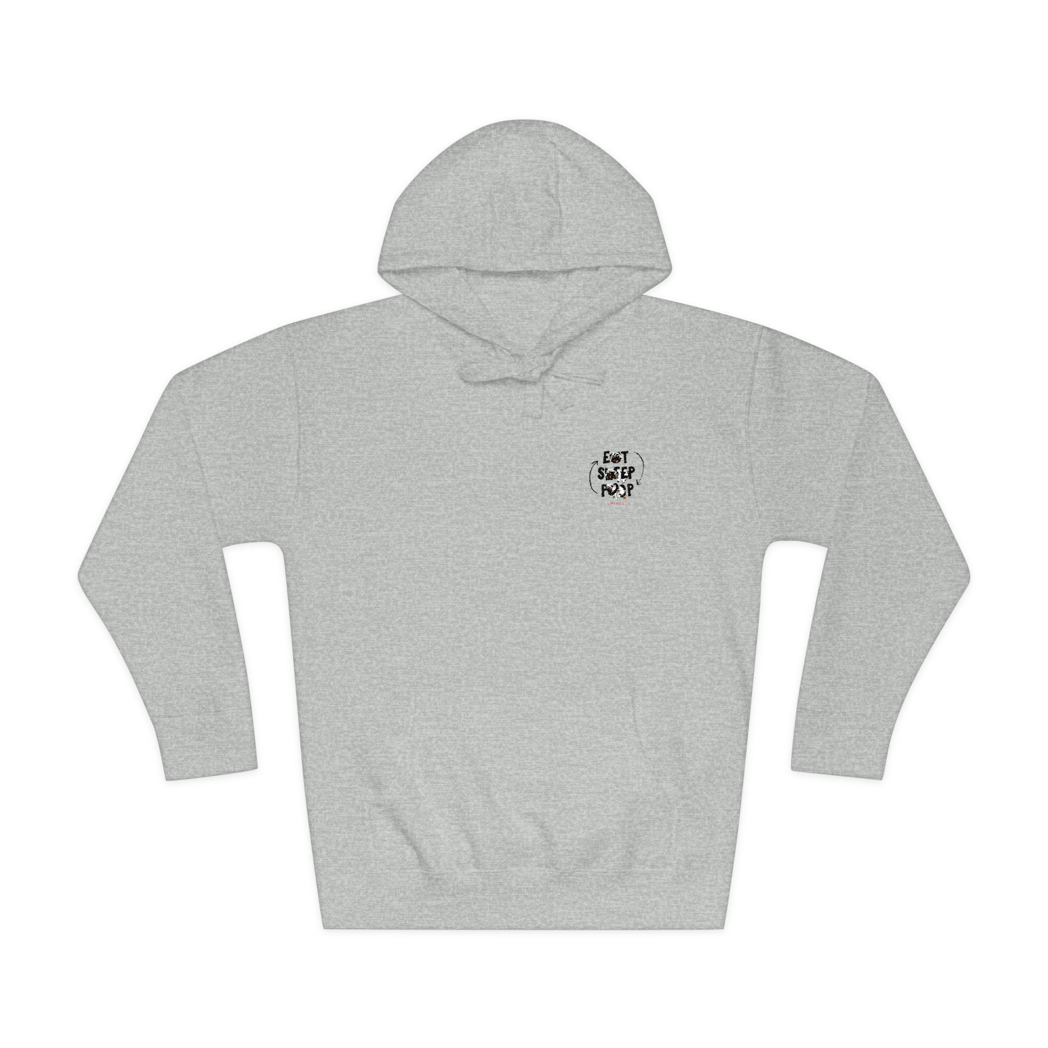 Eat Sleep Poop Unisex Fleece Hoodie - Image 13