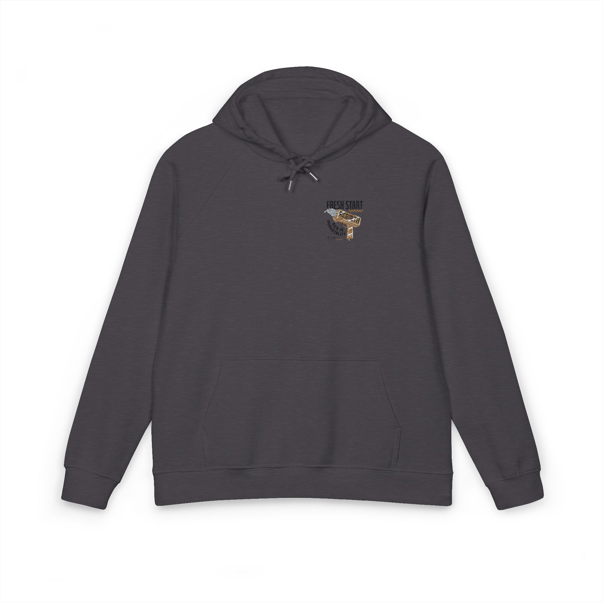 Graphic Tees Rich Design Unisex Eco Raglan Hoodie Embroidery - Image 9