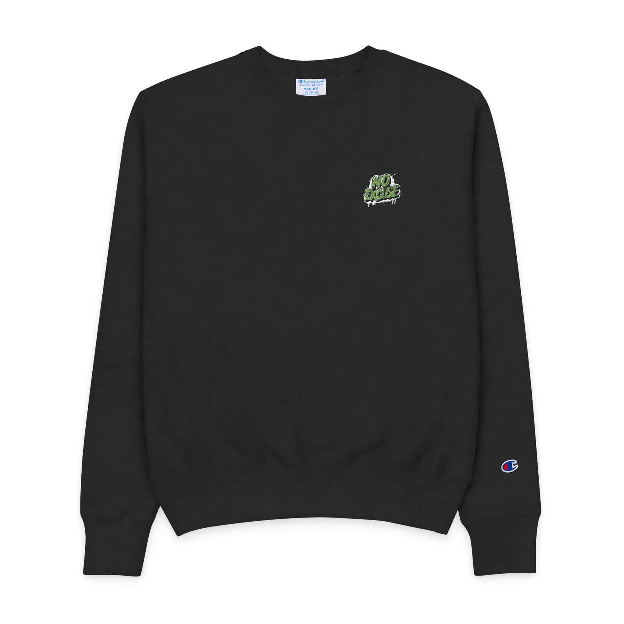 No Excuse Mens Champion Crewneck Sweatshirt