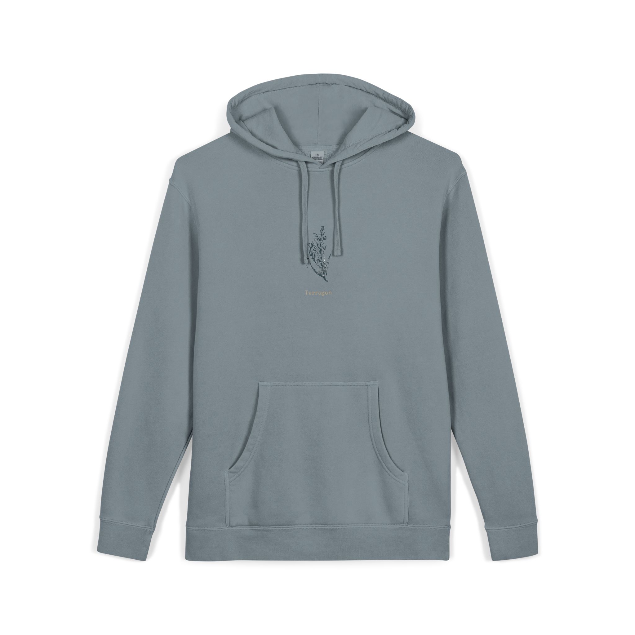 Tarragon Unisex Pigment Dyed Hoodie Embroidery - Image 23