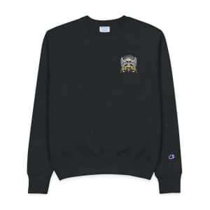 Gothic Sign With Skull Grunge Vintage Design T Shirts (39) Mens Champion Crewneck Sweatshirt