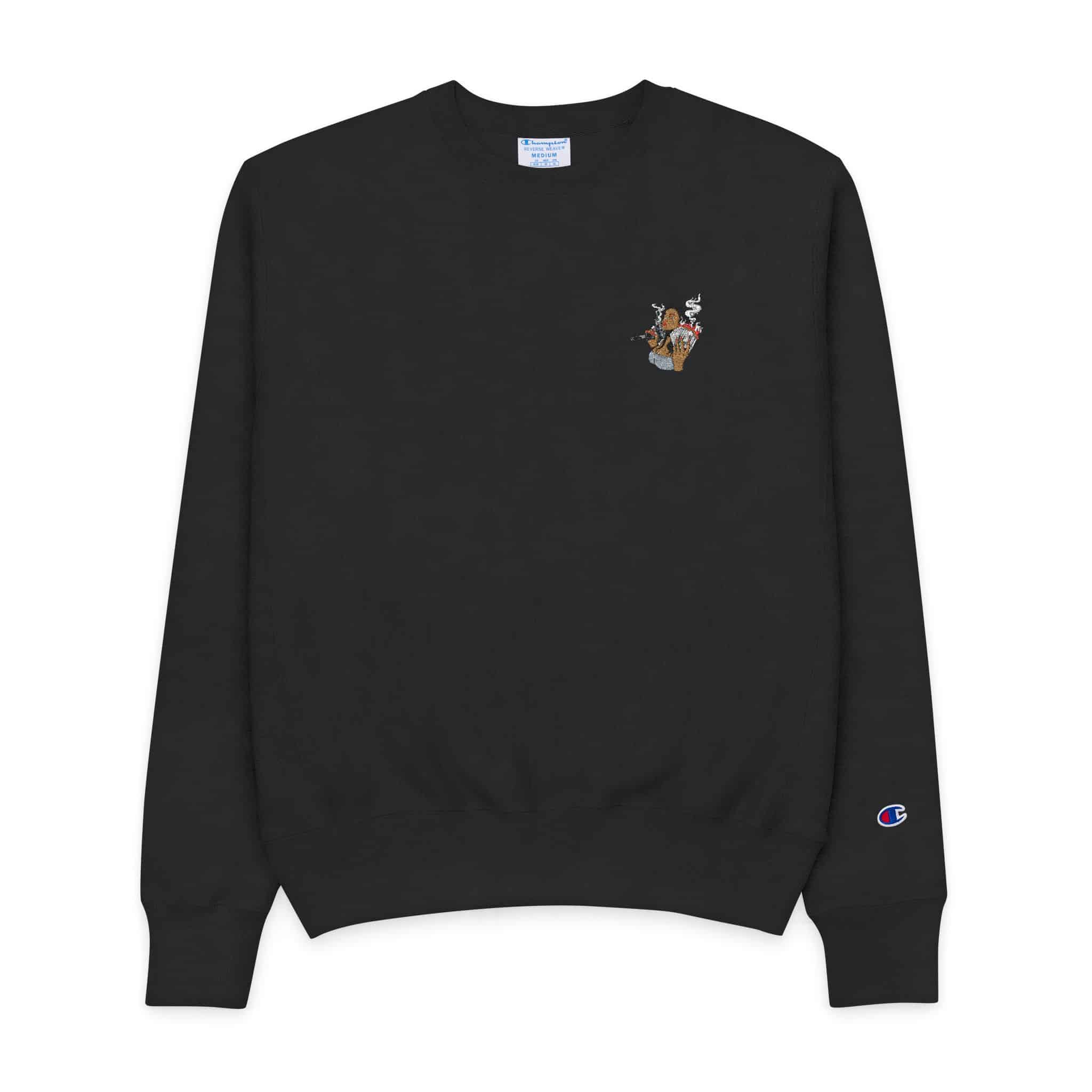 Money Woman Mens Champion Crewneck Sweatshirt