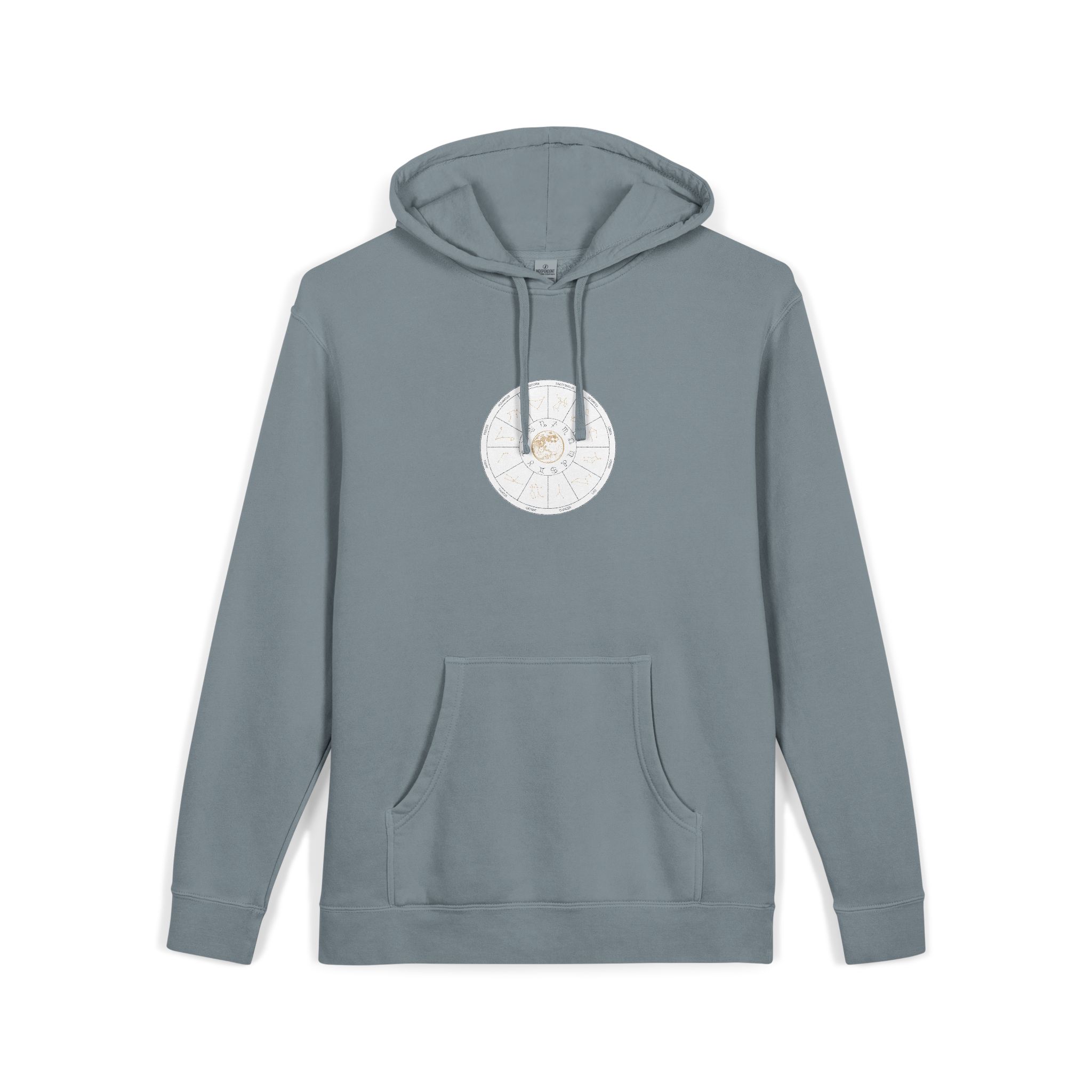 Zodiac Unisex Pigment Dyed Hoodie Embroidery - Image 23