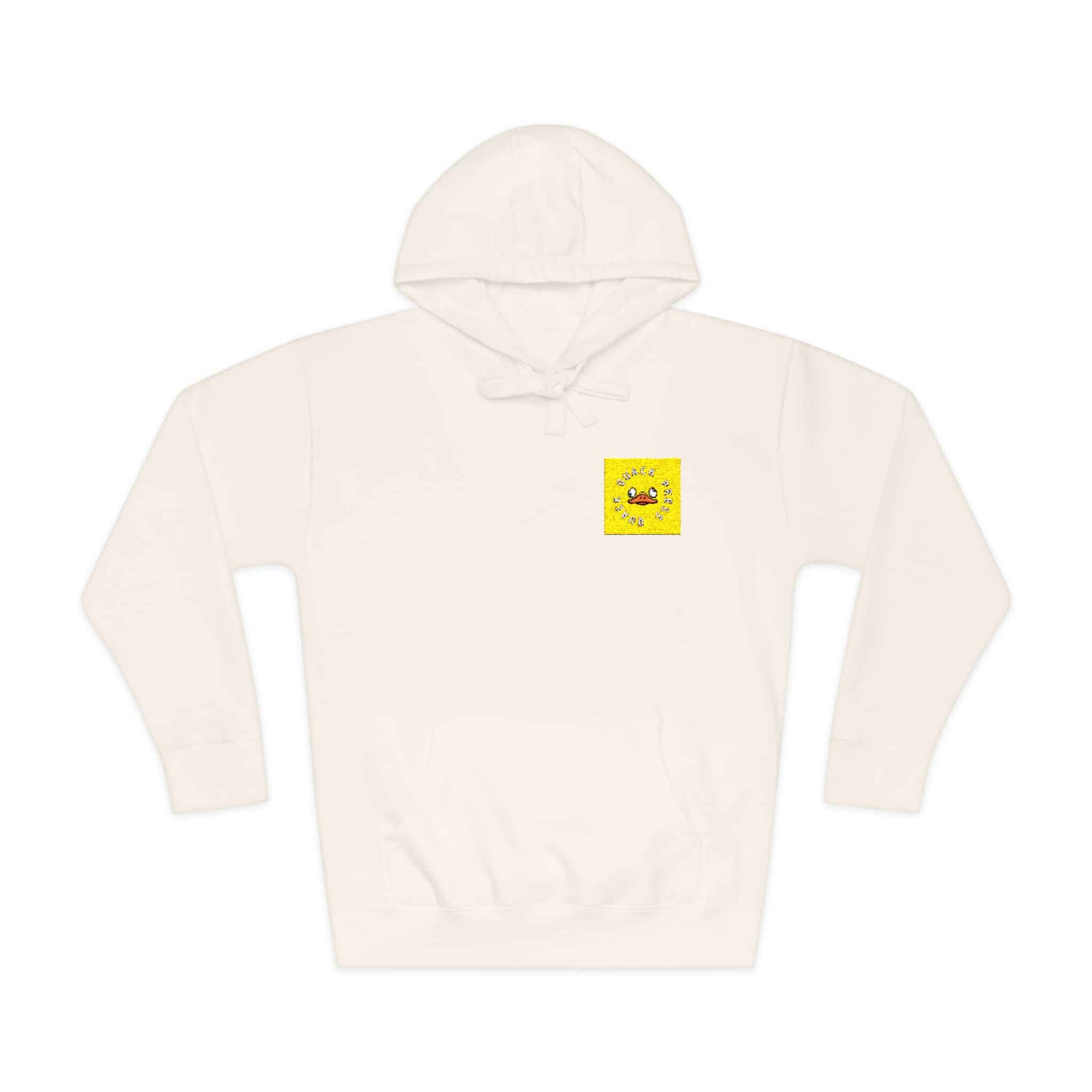 Quack Quack Press Publisher Logo Unisex Fleece Hoodie - Image 5