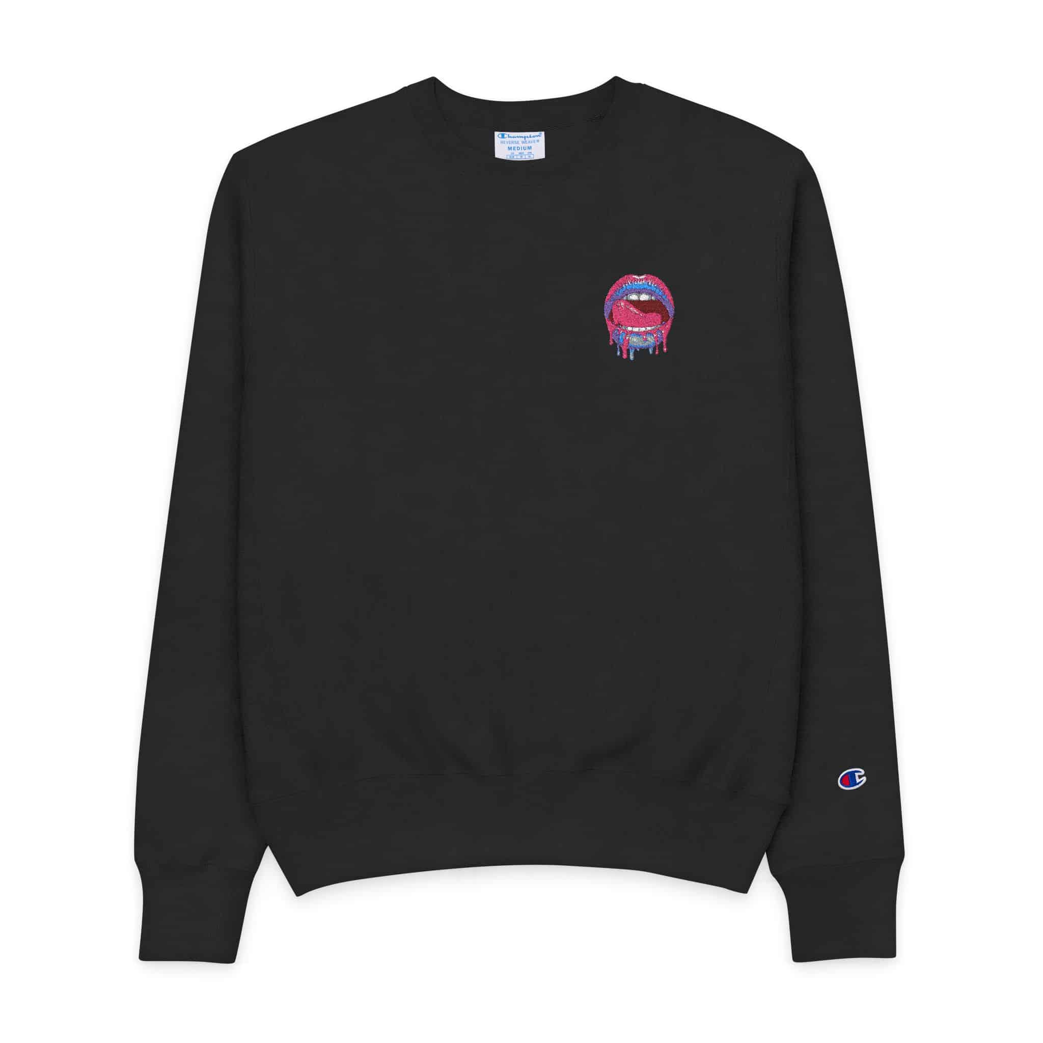 Sexy Lips V11 Mens Champion Crewneck Sweatshirt