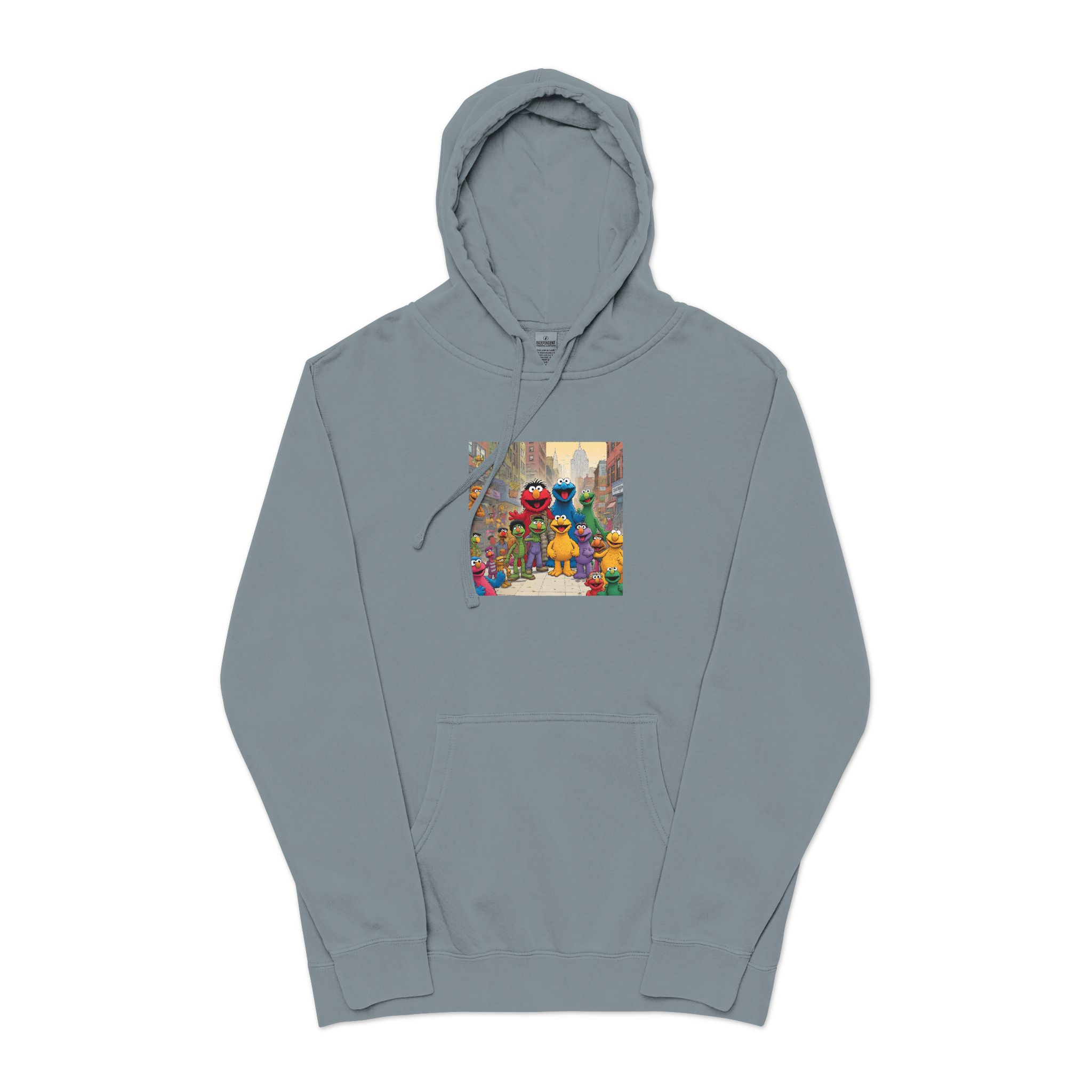 The Muppets V3 Unisex Pigment Dyed Hoodie Embroidery - Image 21