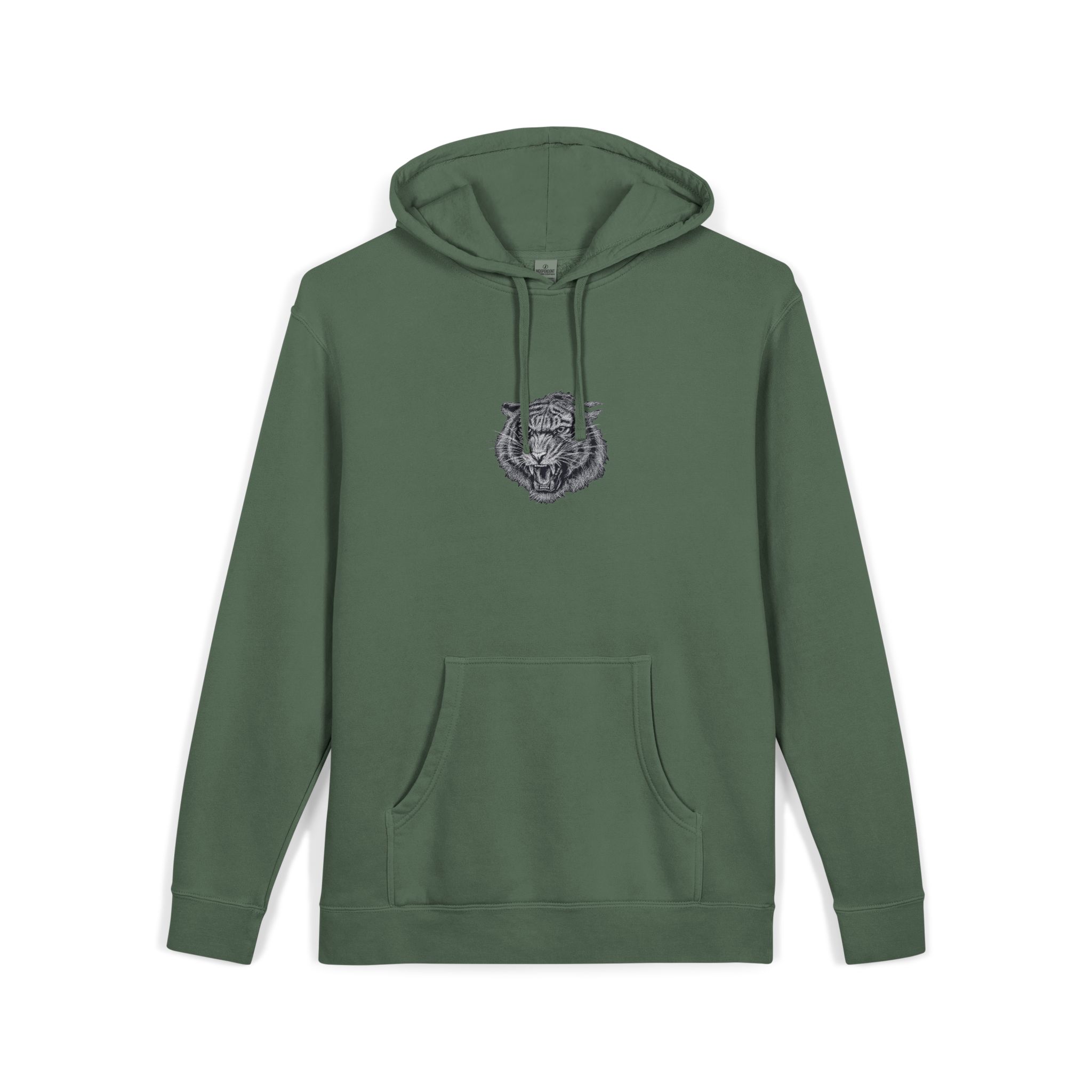 Tiger Copia Unisex Pigment Dyed Hoodie Embroidery - Image 15