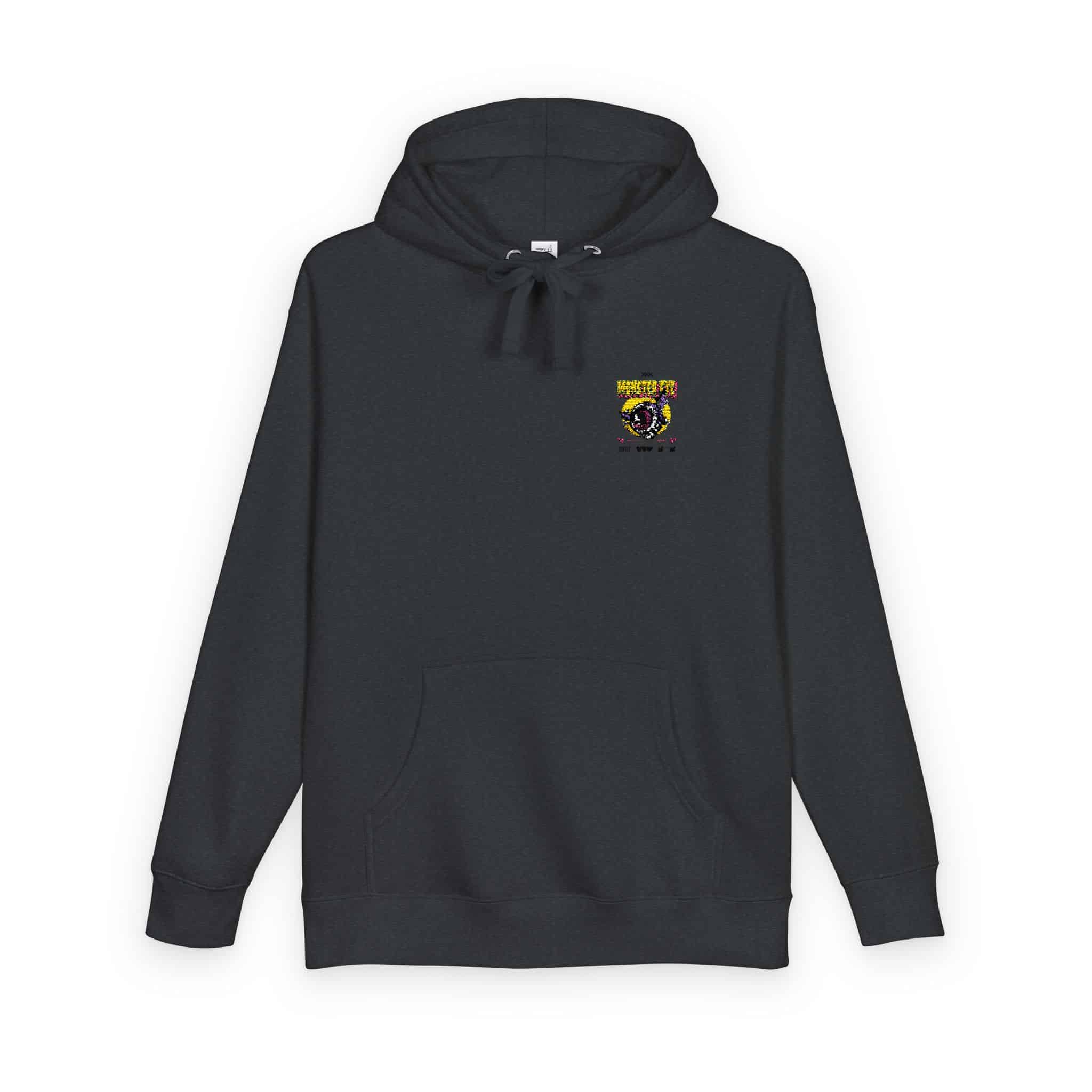 Typography Tshirt Design Monster Eye Unisex Fleece Hoodie - Image 26