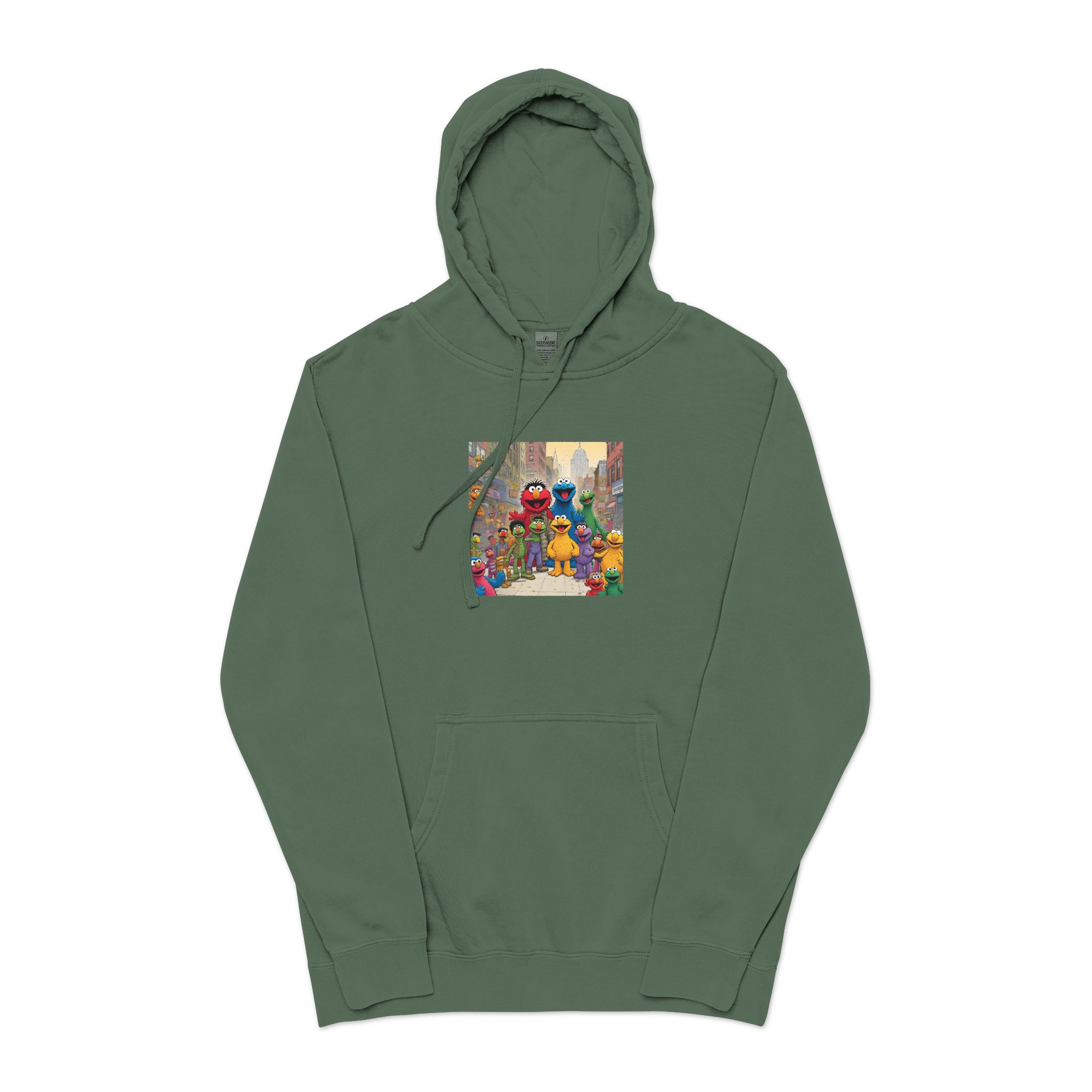 The Muppets V3 Unisex Pigment Dyed Hoodie Embroidery - Image 13
