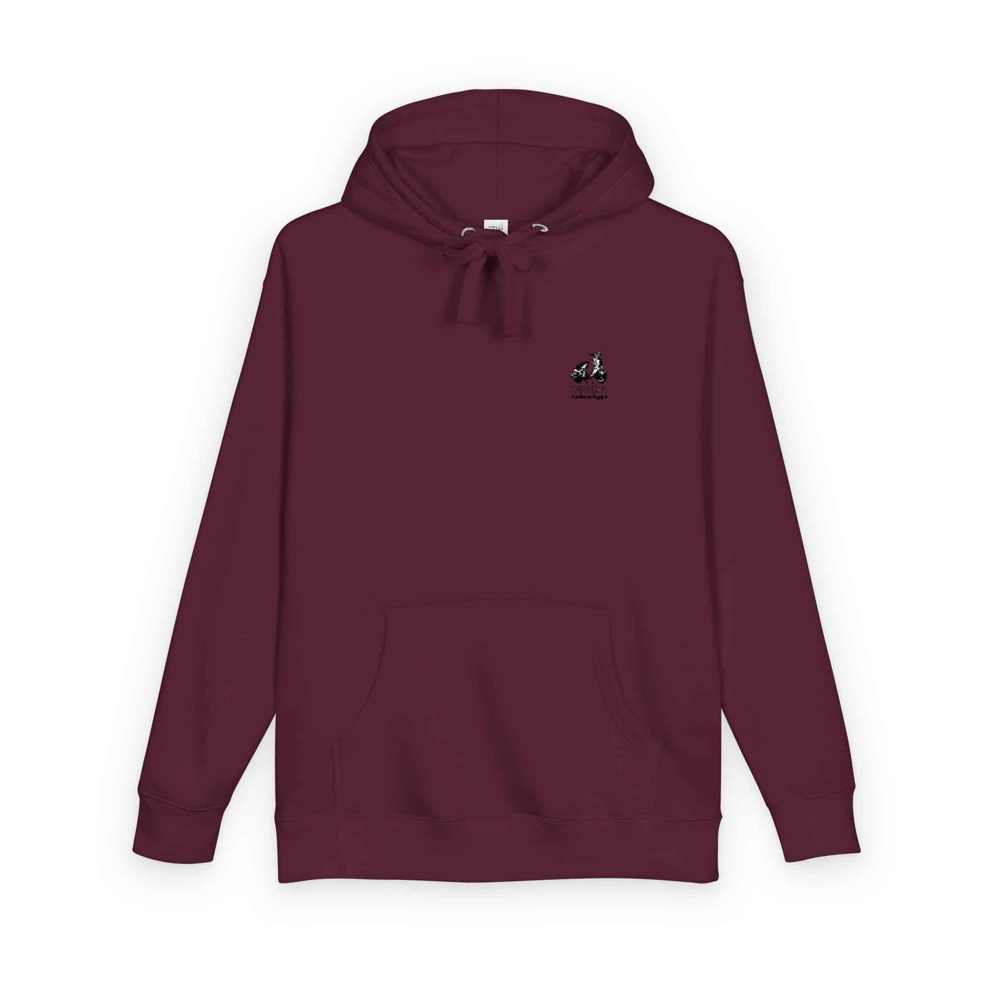 Scooter Riding Makes Me Happy Unisex Fleece Hoodie - Image 30