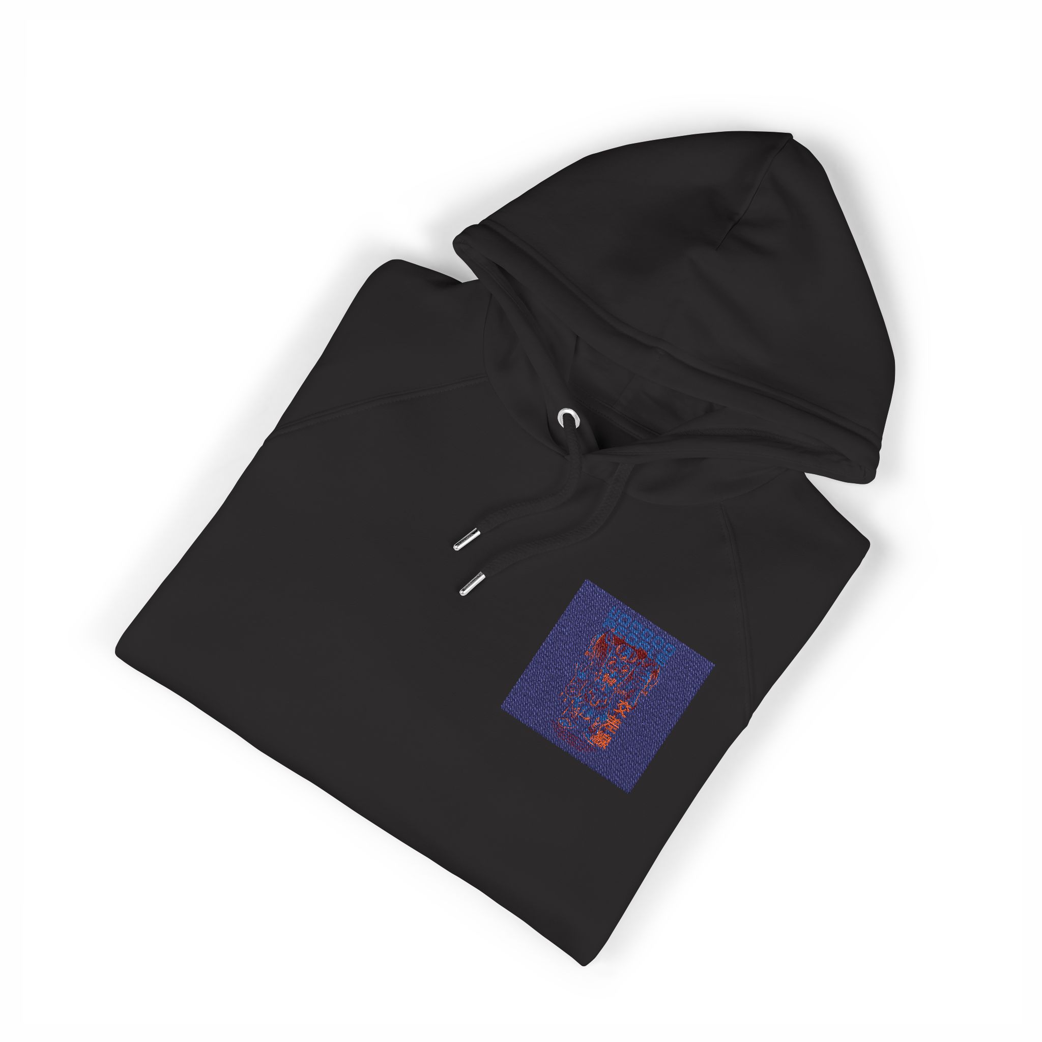 Voodoo People Black Unisex Eco Raglan Hoodie Embroidery - Image 19