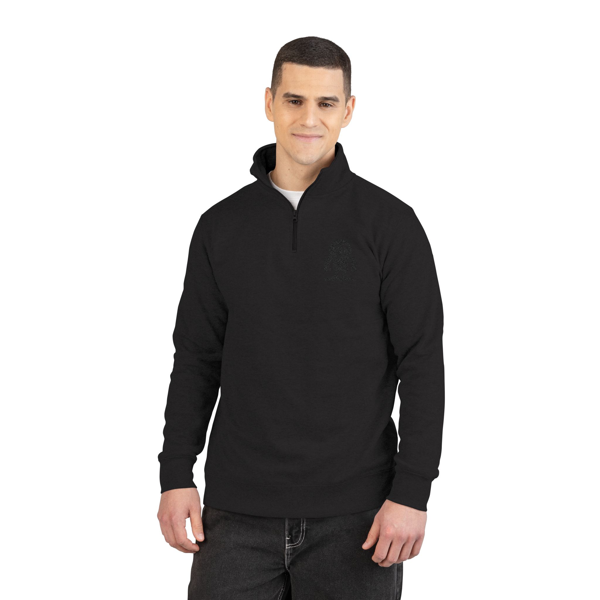 Emoji Character Vector Illustration Flat Emoji Character Unisex Fleece Pullover Embroidery - Image 3