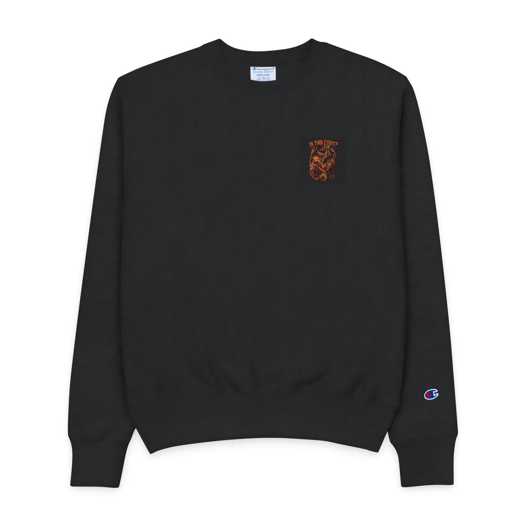 Is This Fight Mens Champion Crewneck Sweatshirt