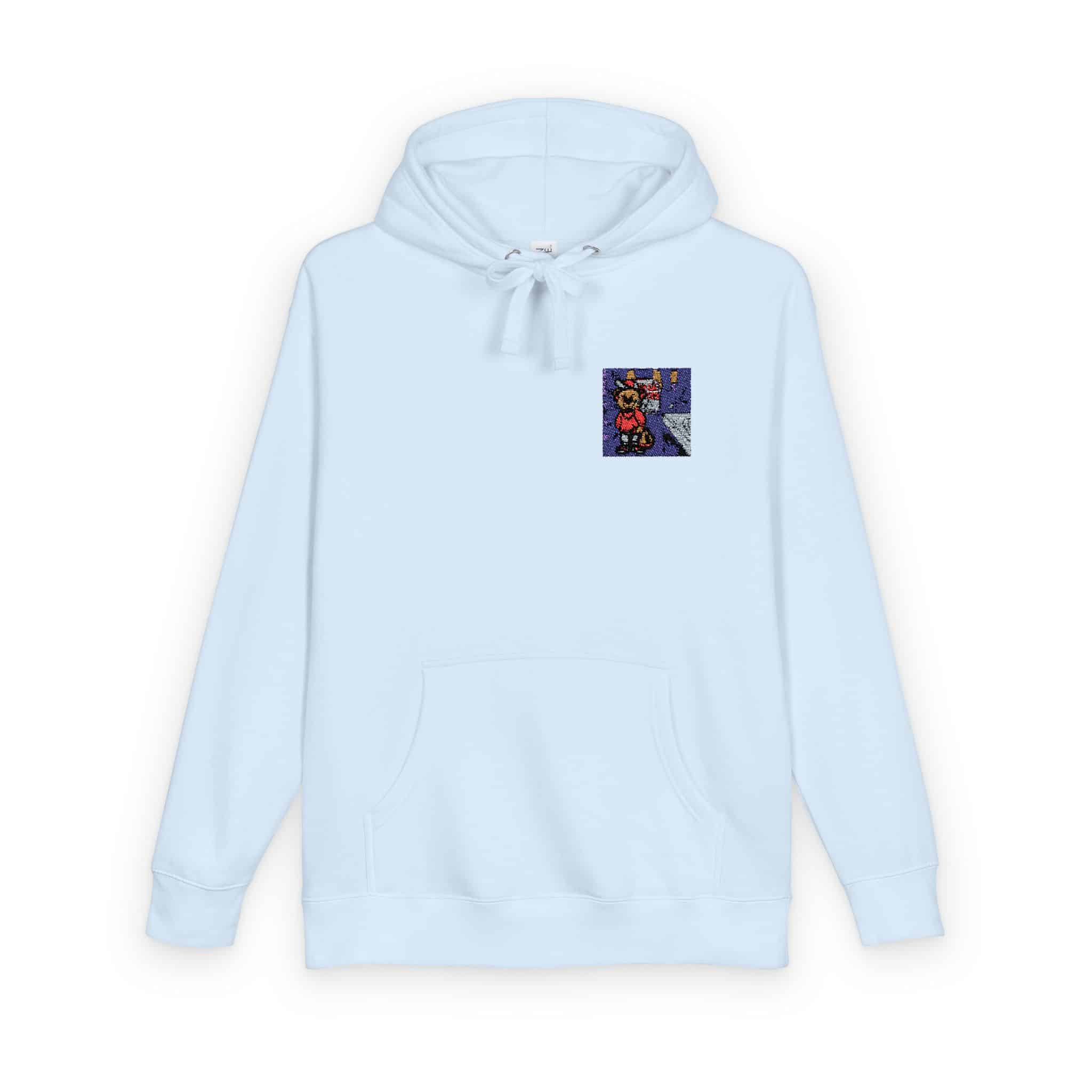 Bear Gangster Member Steals Money Unisex Fleece Hoodie - Image 10