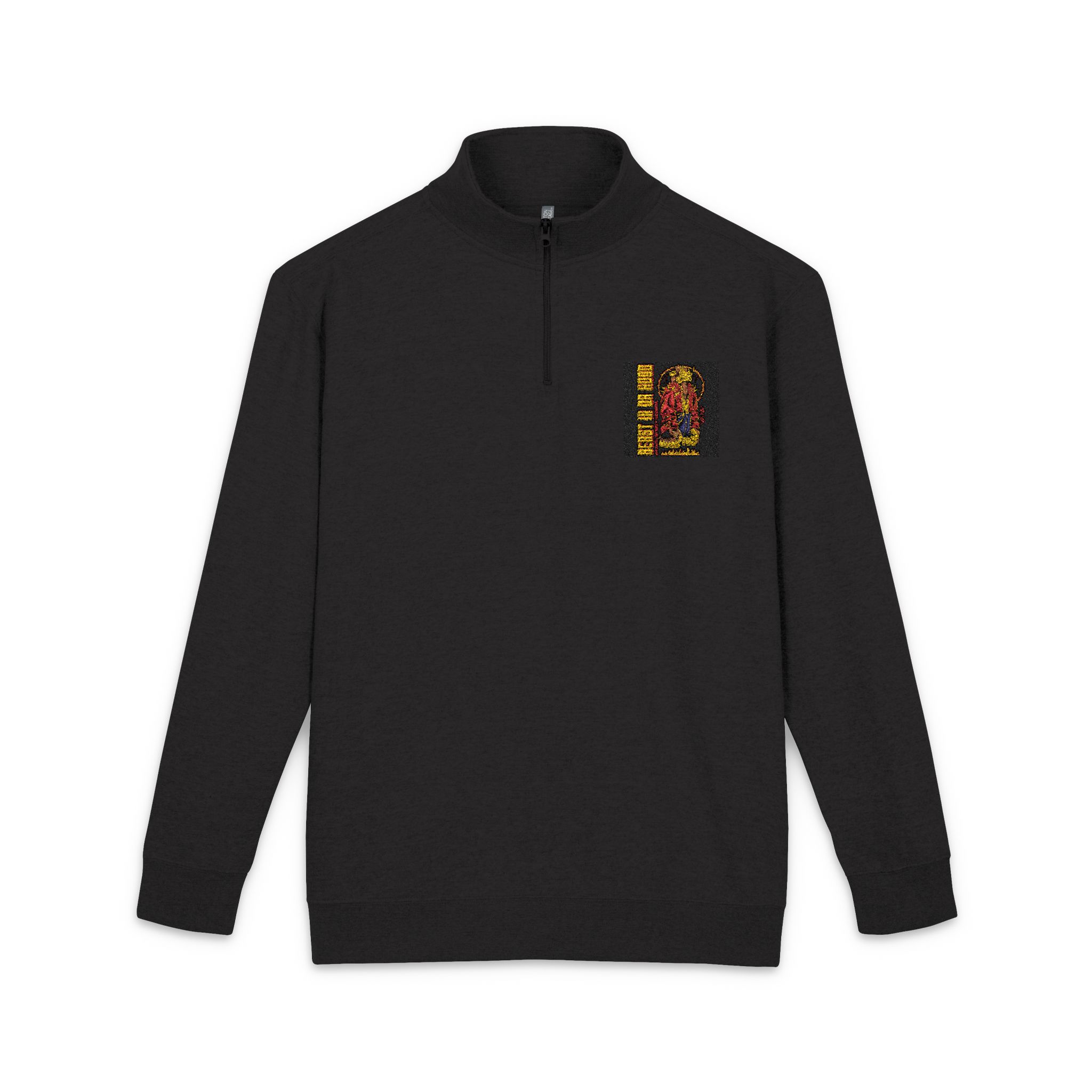 Angry Gorilla Wearing Red Jacket Streetwear Cartoon Unisex Fleece Pullover Embroidery
