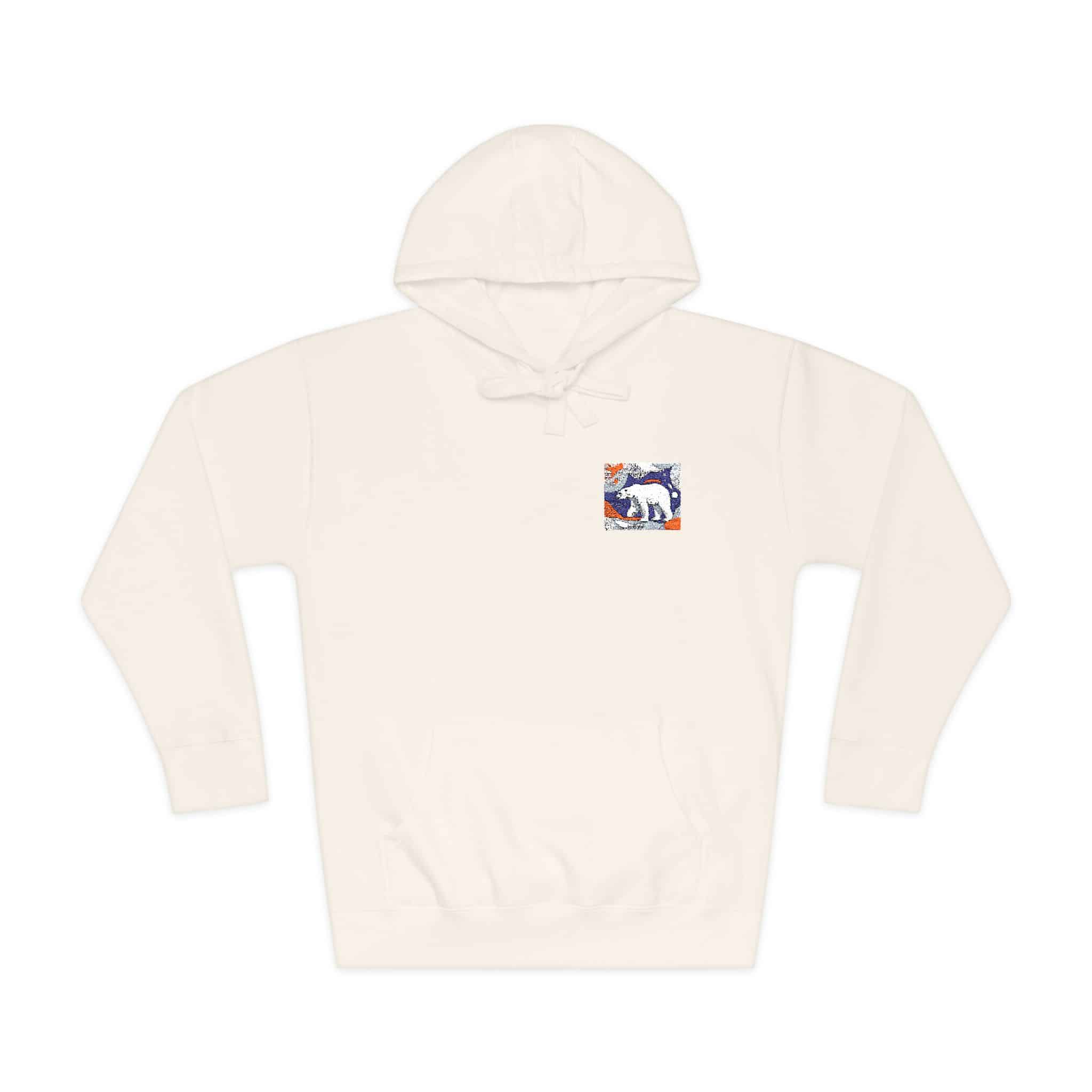Polar Bear 3 Unisex Fleece Hoodie - Image 5