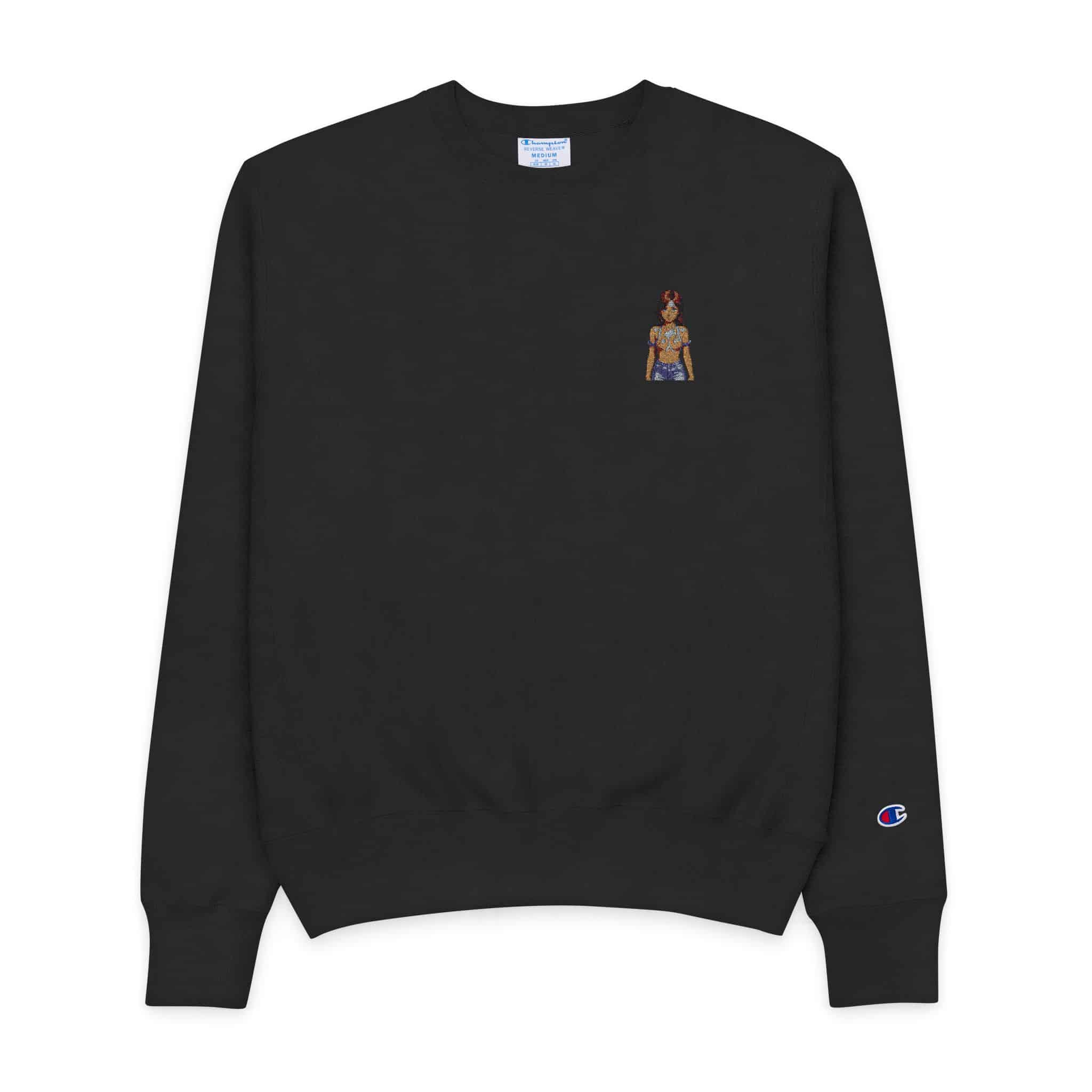 Super Sexy Girl V22 Mens Champion Crewneck Sweatshirt