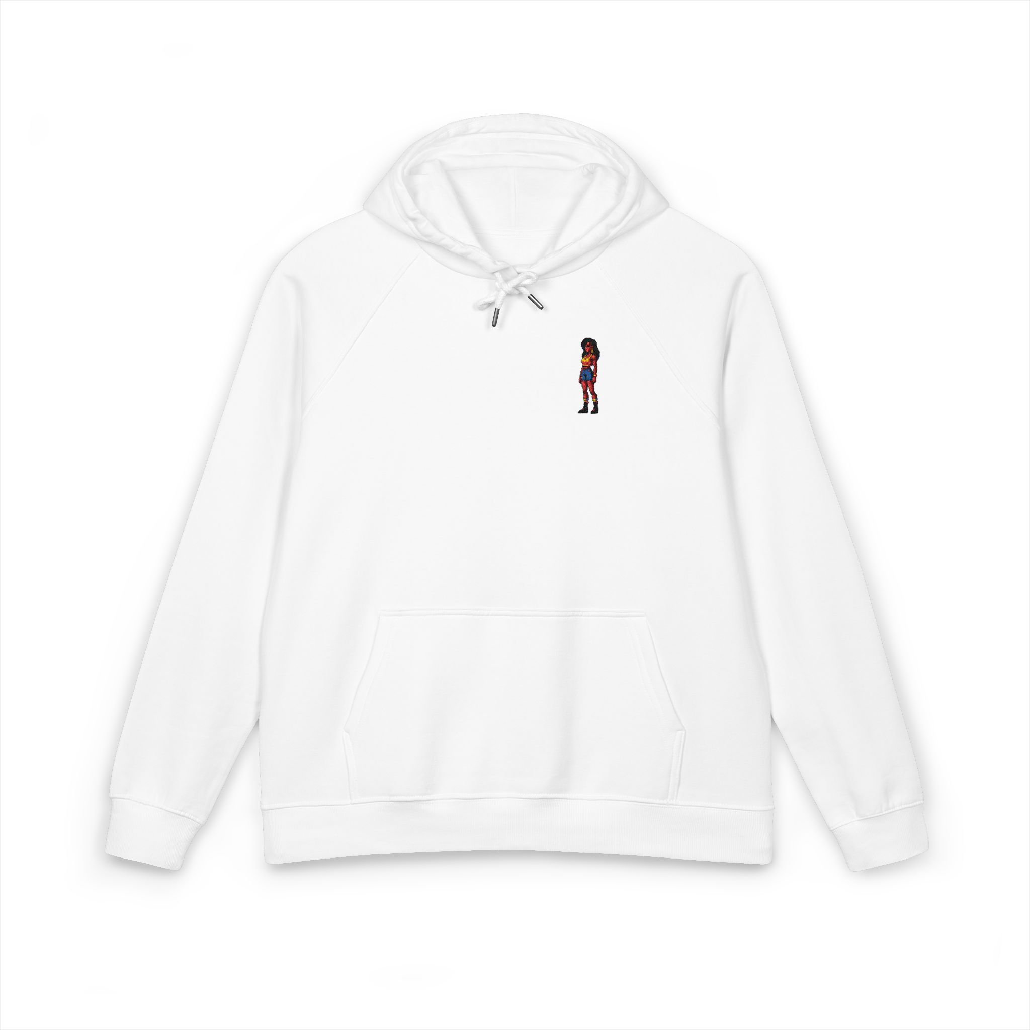 Super Sexy Girl V23 Unisex Eco Raglan Hoodie Embroidery