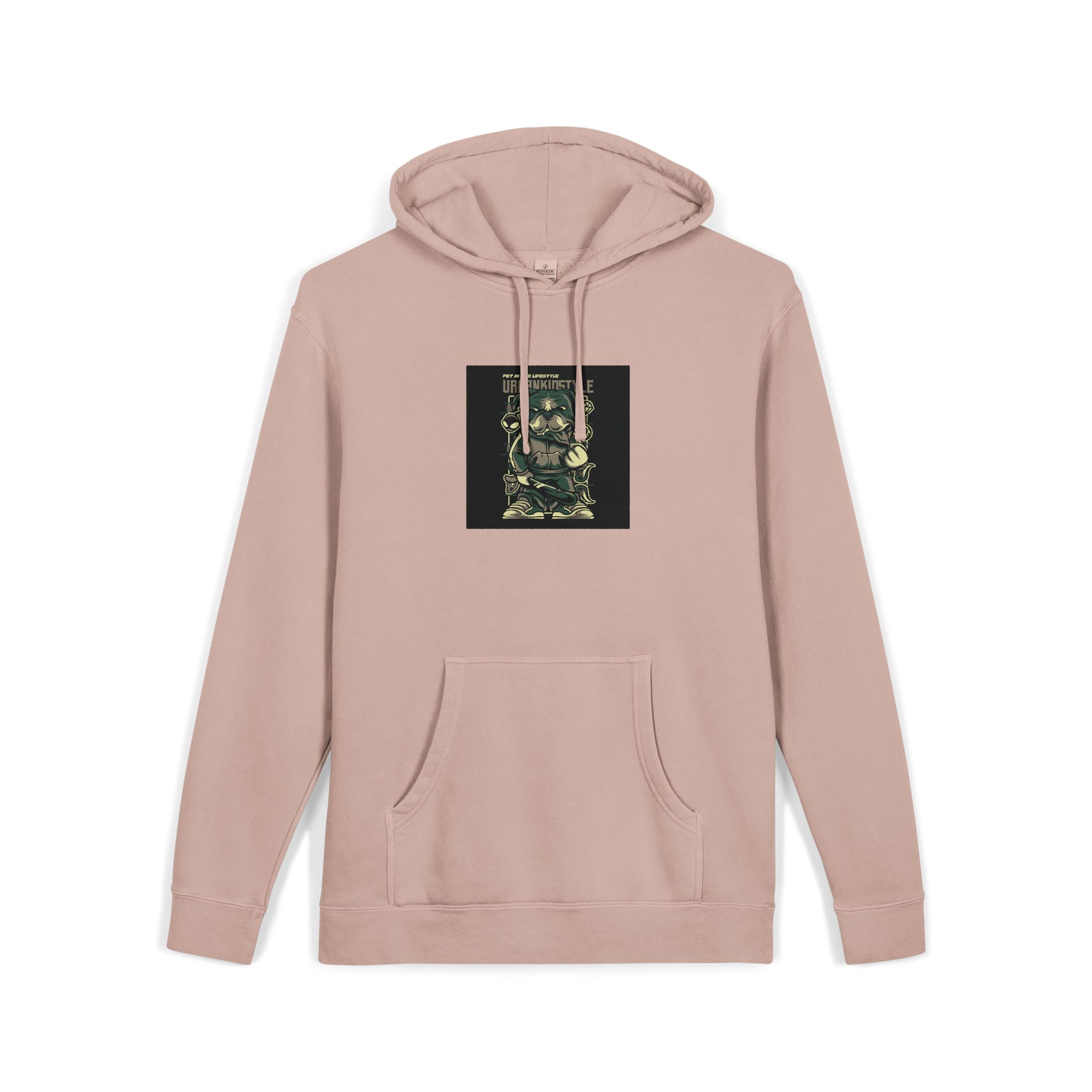 Urbankidstyle Unisex Pigment Dyed Hoodie Embroidery - Image 3