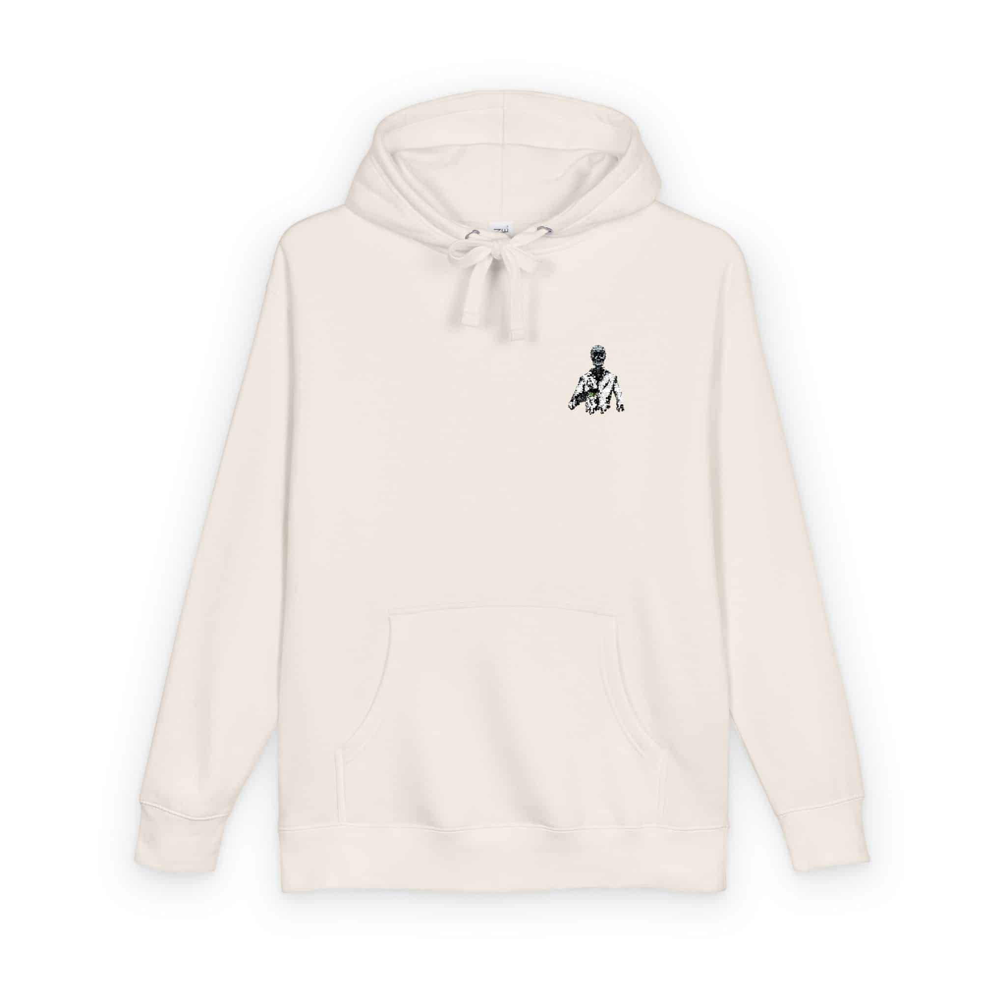 Art Work Illustration T Shirt Design Skeleton Drink Coffee Unisex Fleece Hoodie - Image 6