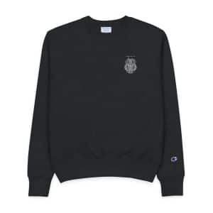 Buffalo Kills Black White Mens Champion Crewneck Sweatshirt