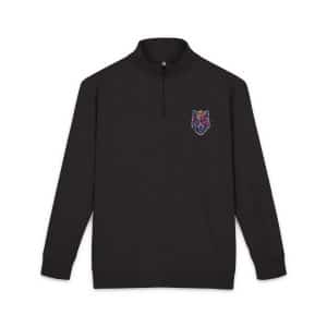 Drawing Alpha Generation Unisex Fleece Pullover Embroidery