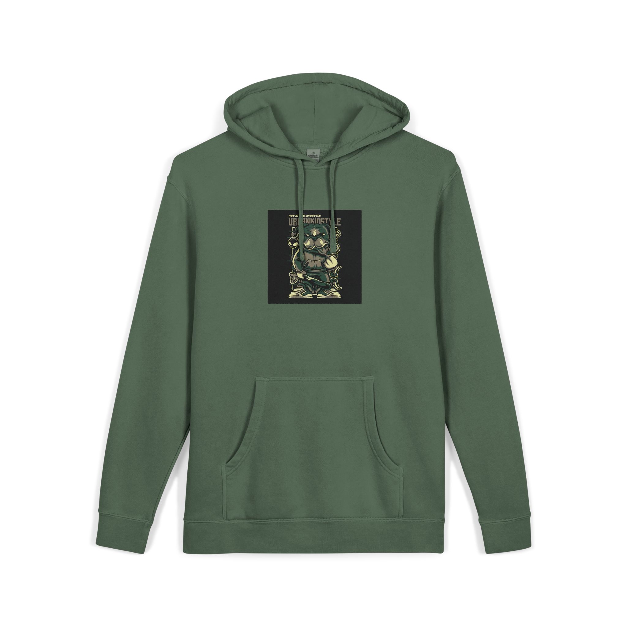 Urbankidstyle Unisex Pigment Dyed Hoodie Embroidery - Image 15