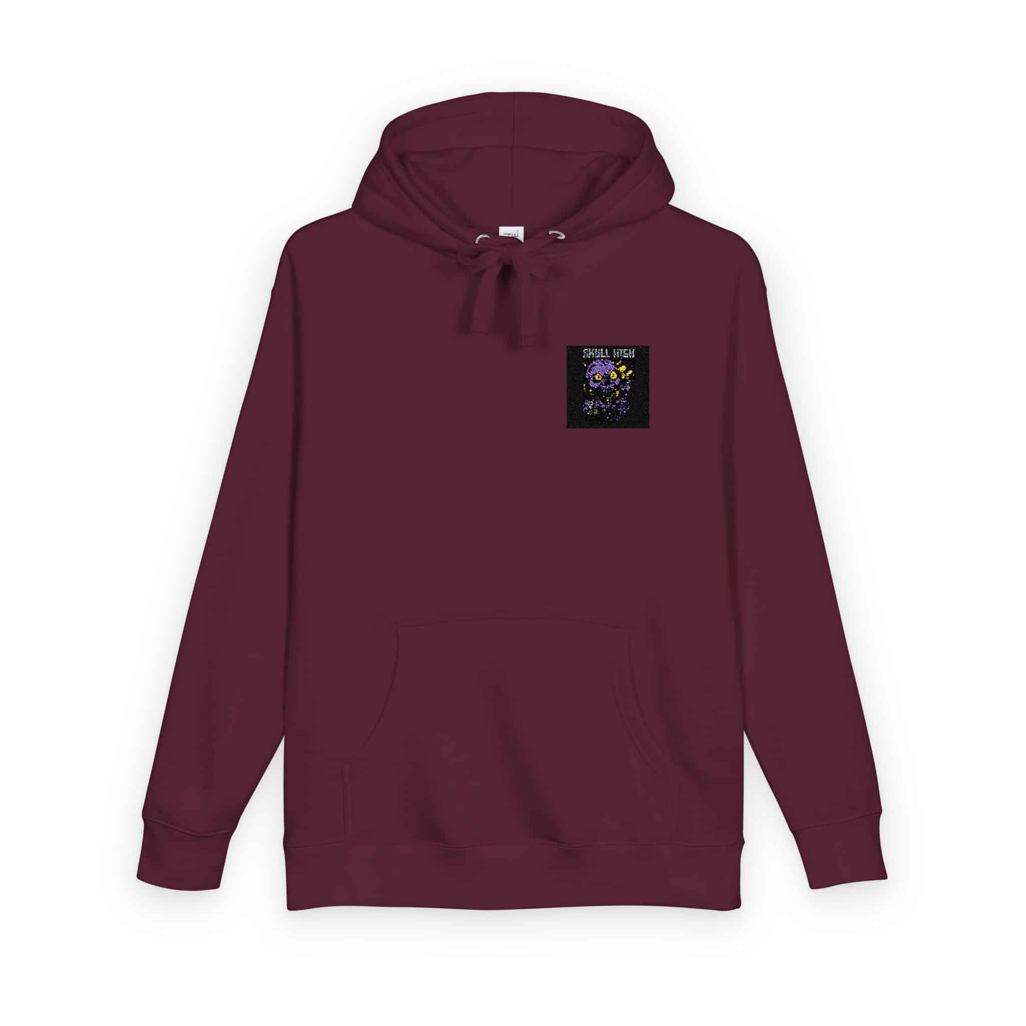 Skull High Cartoon Funny Unisex Fleece Hoodie - Image 30