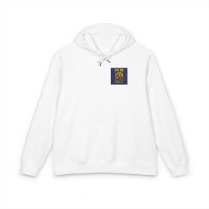 Crazy Skull Unisex Eco Raglan Hoodie Embroidery