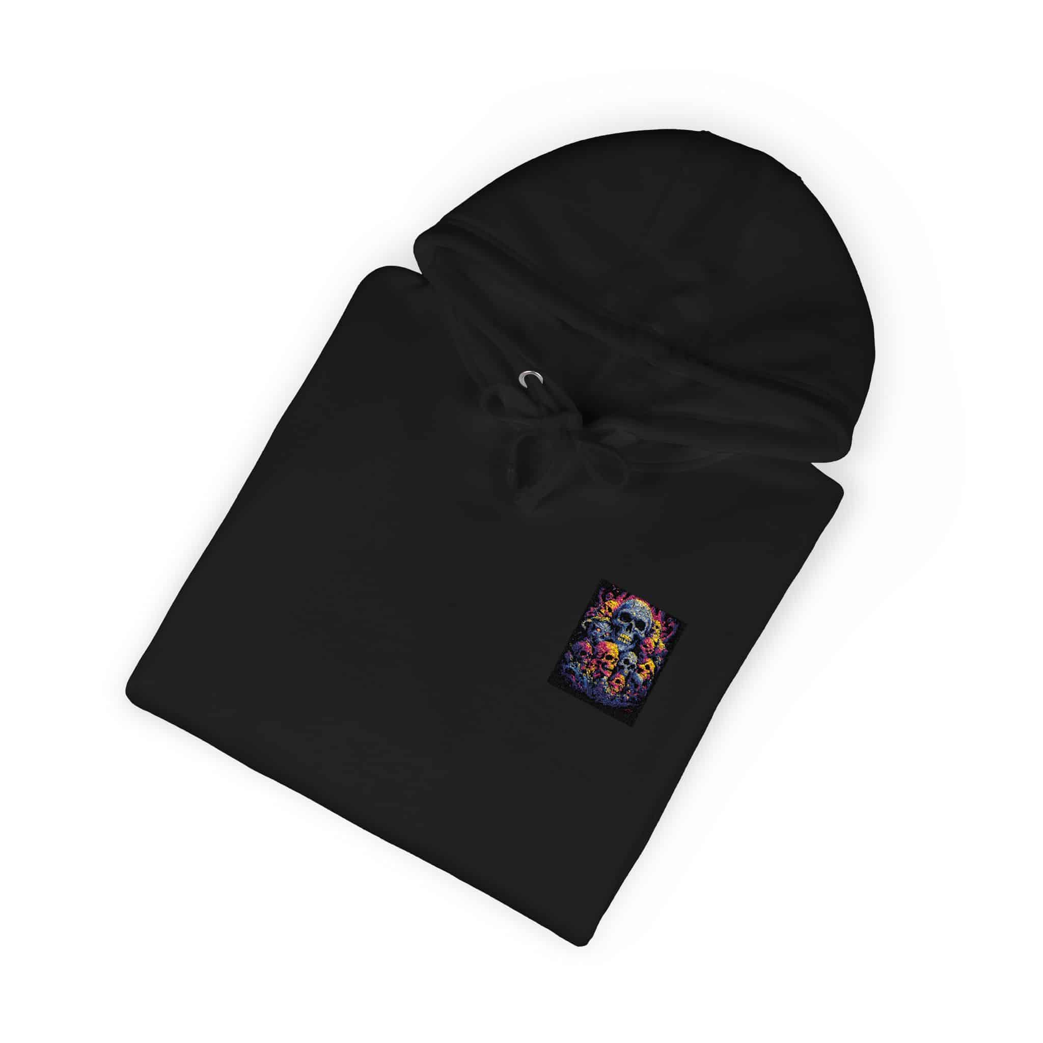 Colorful Human Skull Ai Design (1) Unisex Fleece Hoodie - Image 36