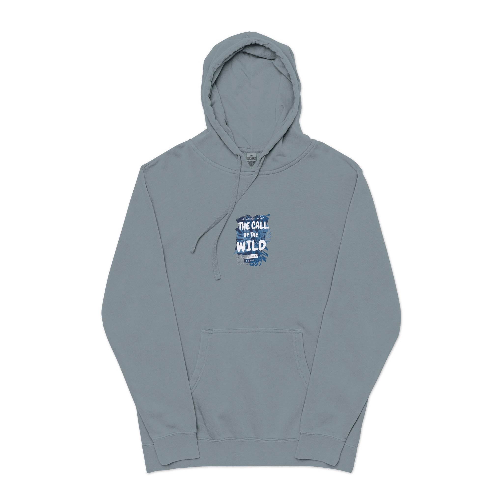 The Call of the Wild Unisex Pigment Dyed Hoodie Embroidery - Image 21