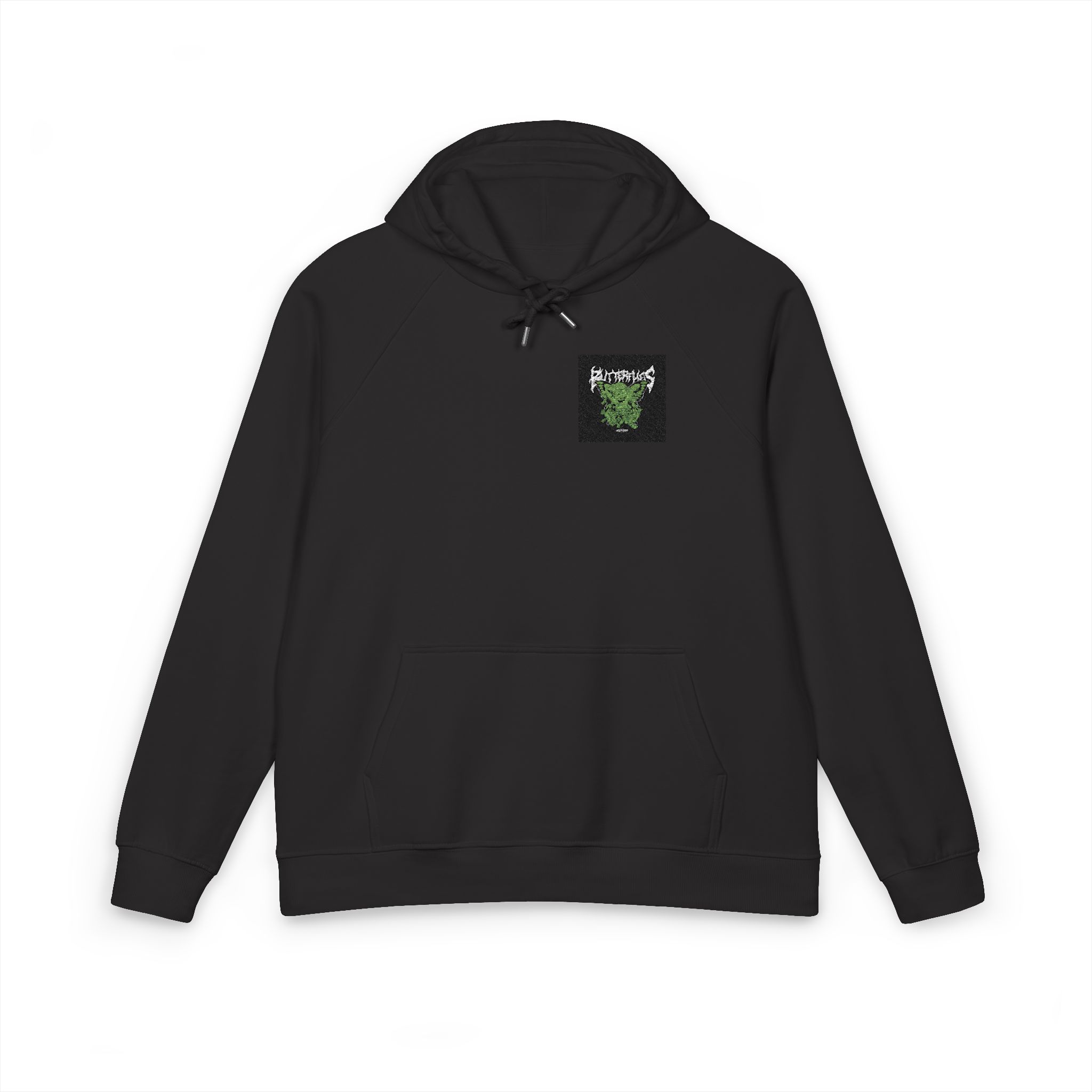 Vector Cupid Money Illustration Streetwear Apparel Design Unisex Eco Raglan Hoodie Embroidery - Image 17