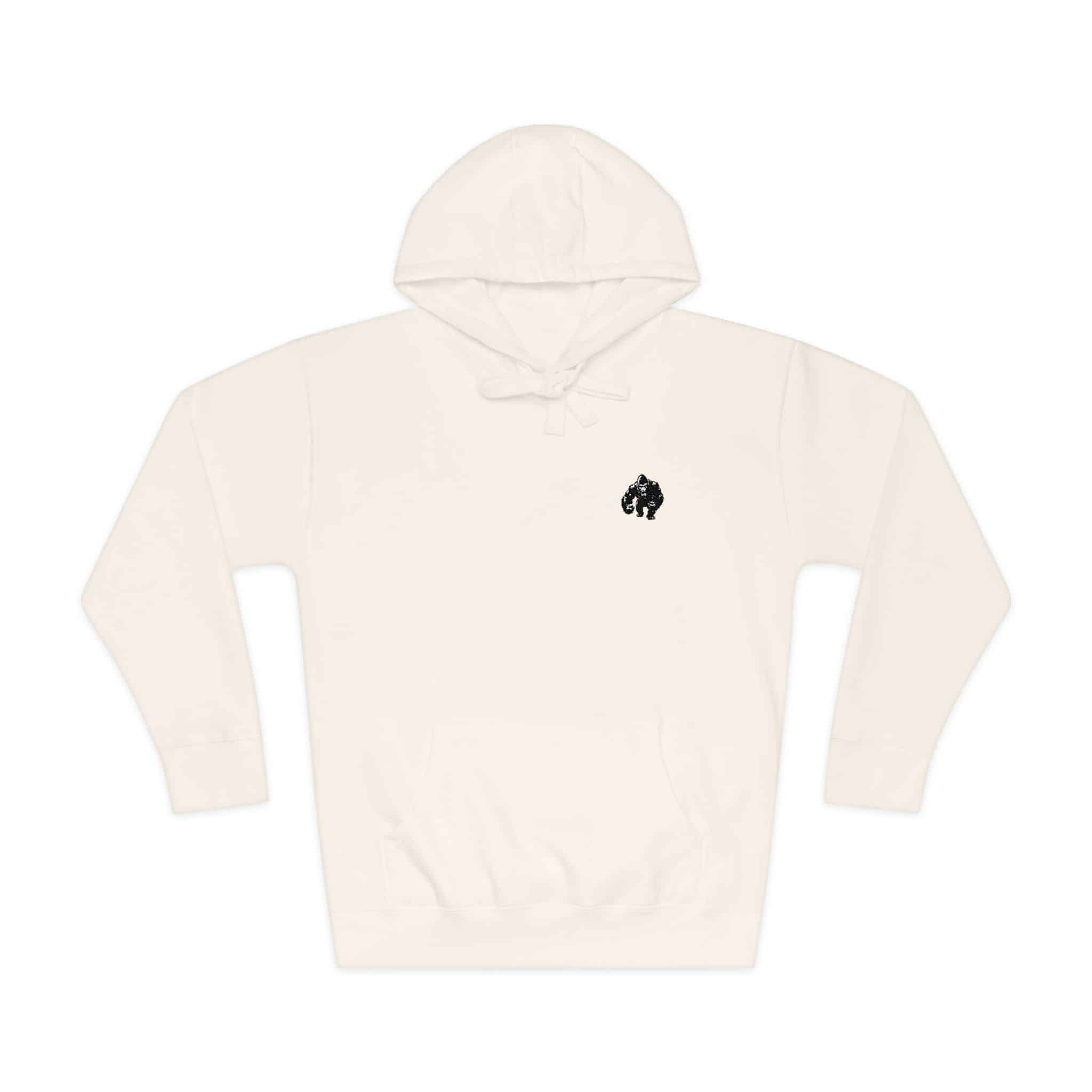 Powerful Gorilla Mascot Vector Illustration Gorilla Mascot Gorilla Vector Silhouettes (1) Unisex Fleece Hoodie - Image 5