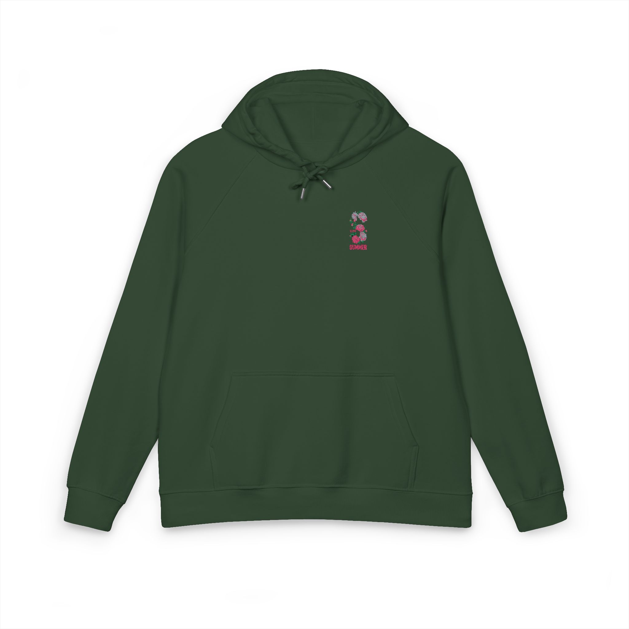 Summer Unisex Eco Raglan Hoodie Embroidery - Image 13