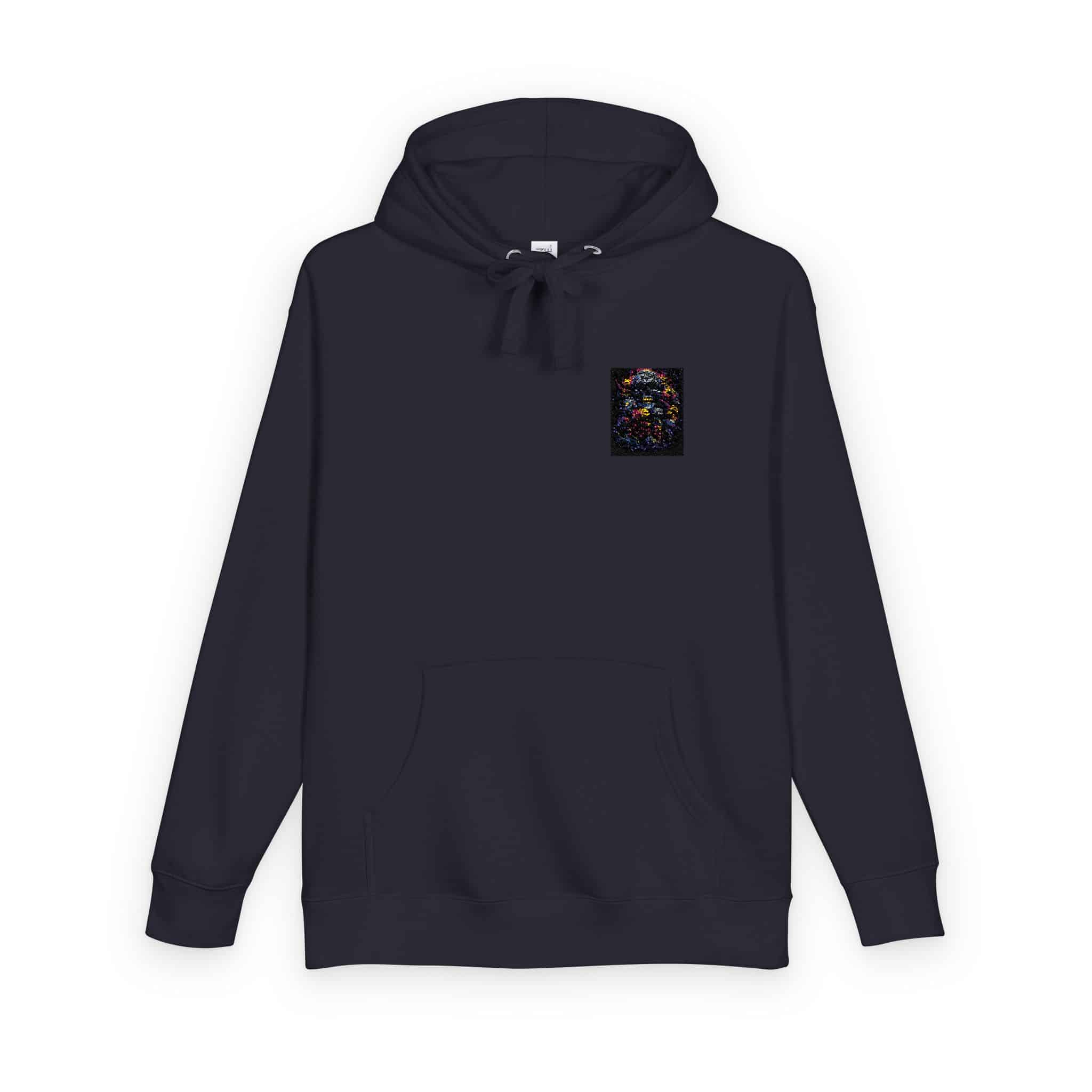 Colorful Human Skull Ai Design (1) Unisex Fleece Hoodie - Image 22