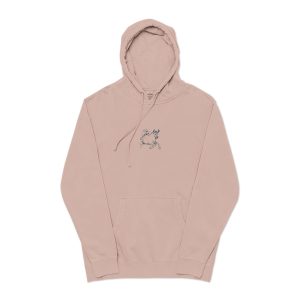 Taurus Unisex Pigment Dyed Hoodie Embroidery