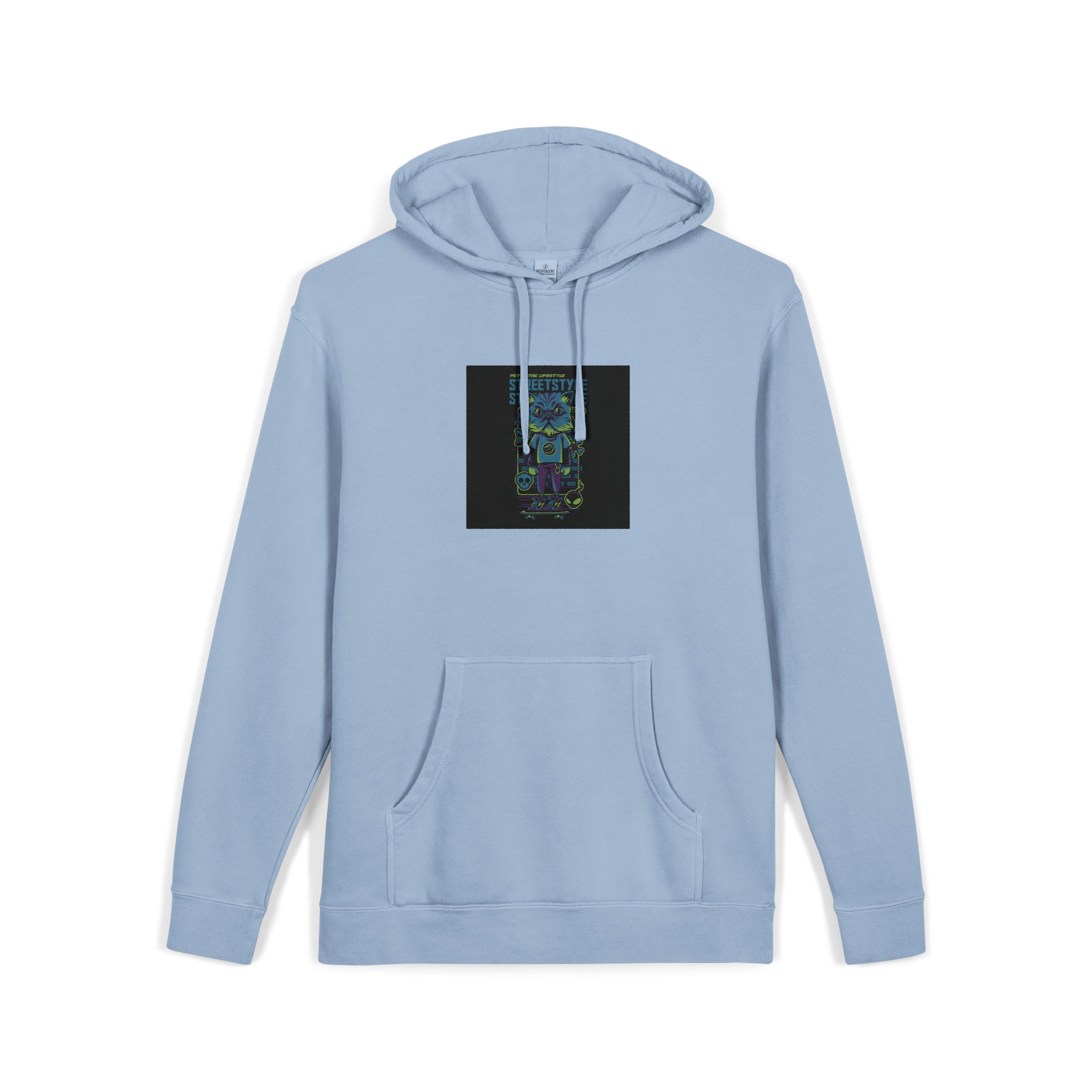 Streetstyle Unisex Pigment Dyed Hoodie Embroidery - Image 19