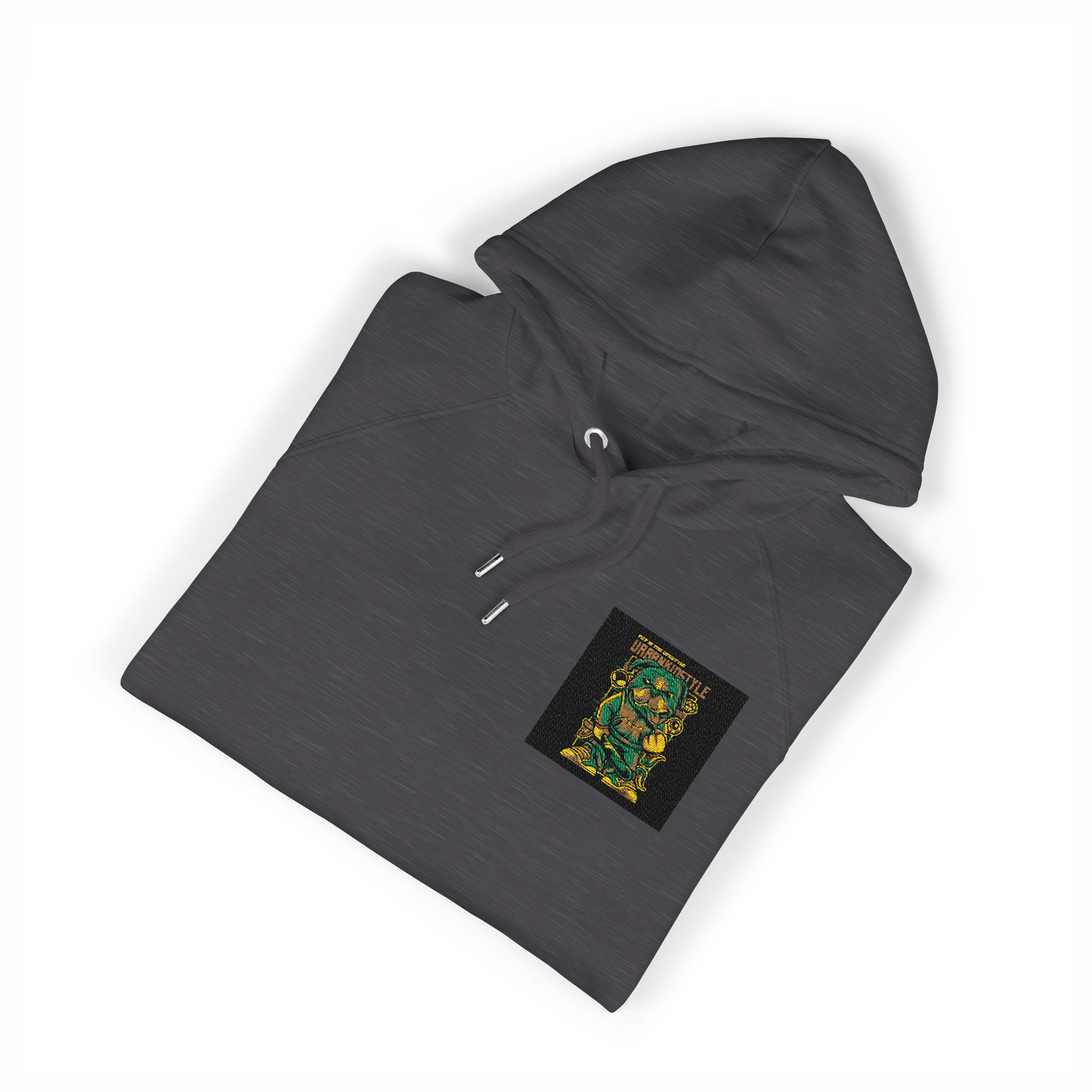 Urbankidstyle Unisex Eco Raglan Hoodie Embroidery - Image 11