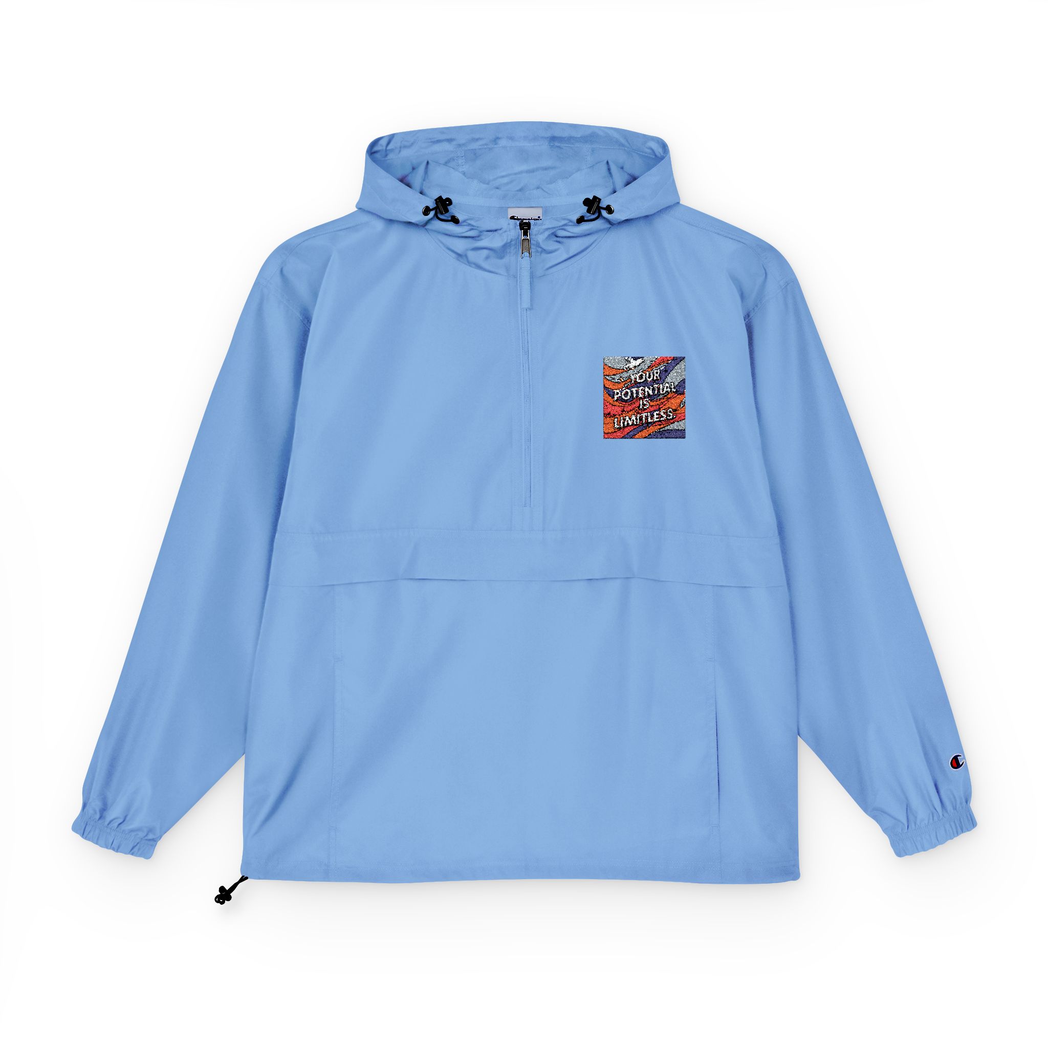 Your Potential Is Limitless Champion Unisex Packable Anorak Jacket - Image 5