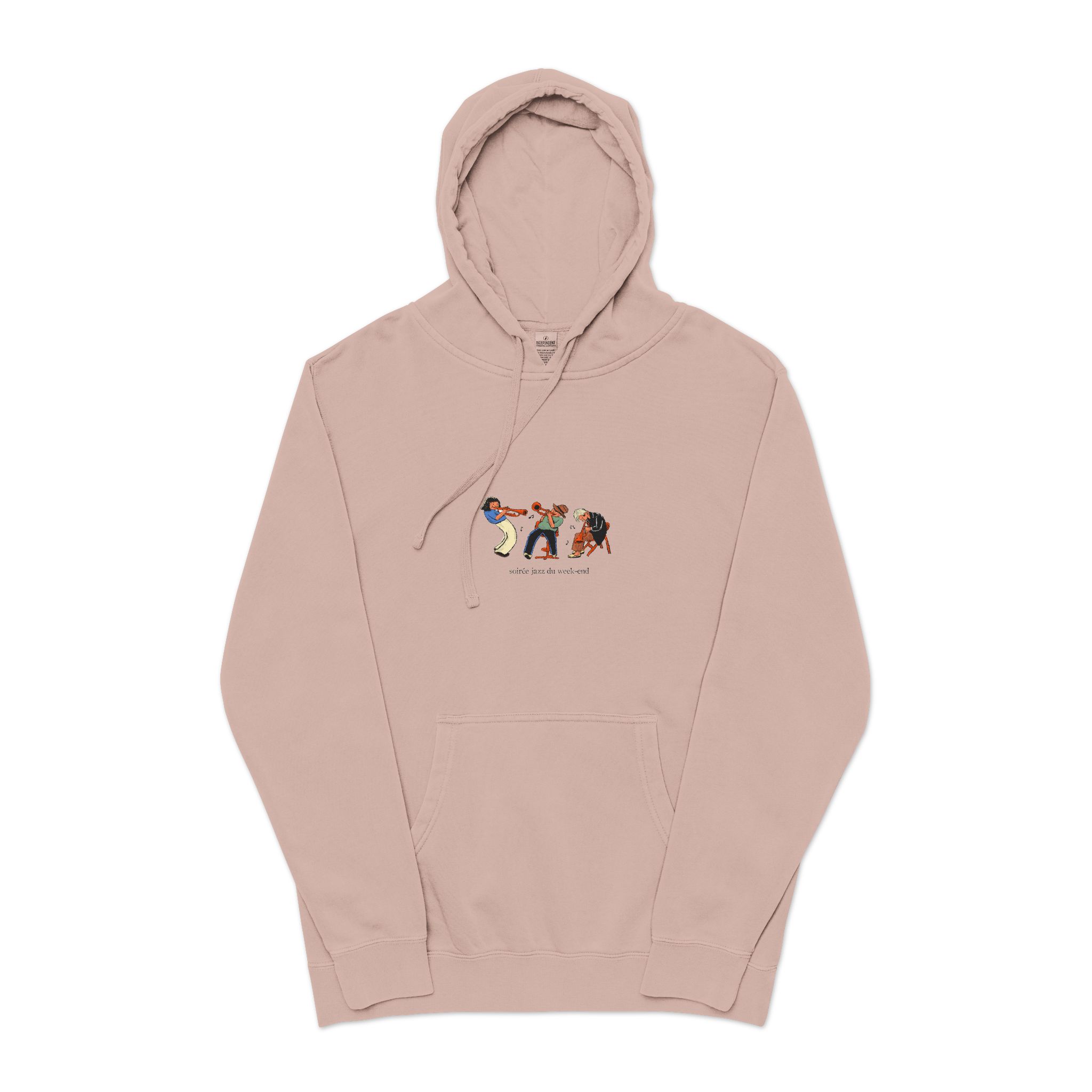 Underground Crete Sessions Unisex Pigment Dyed Hoodie Embroidery