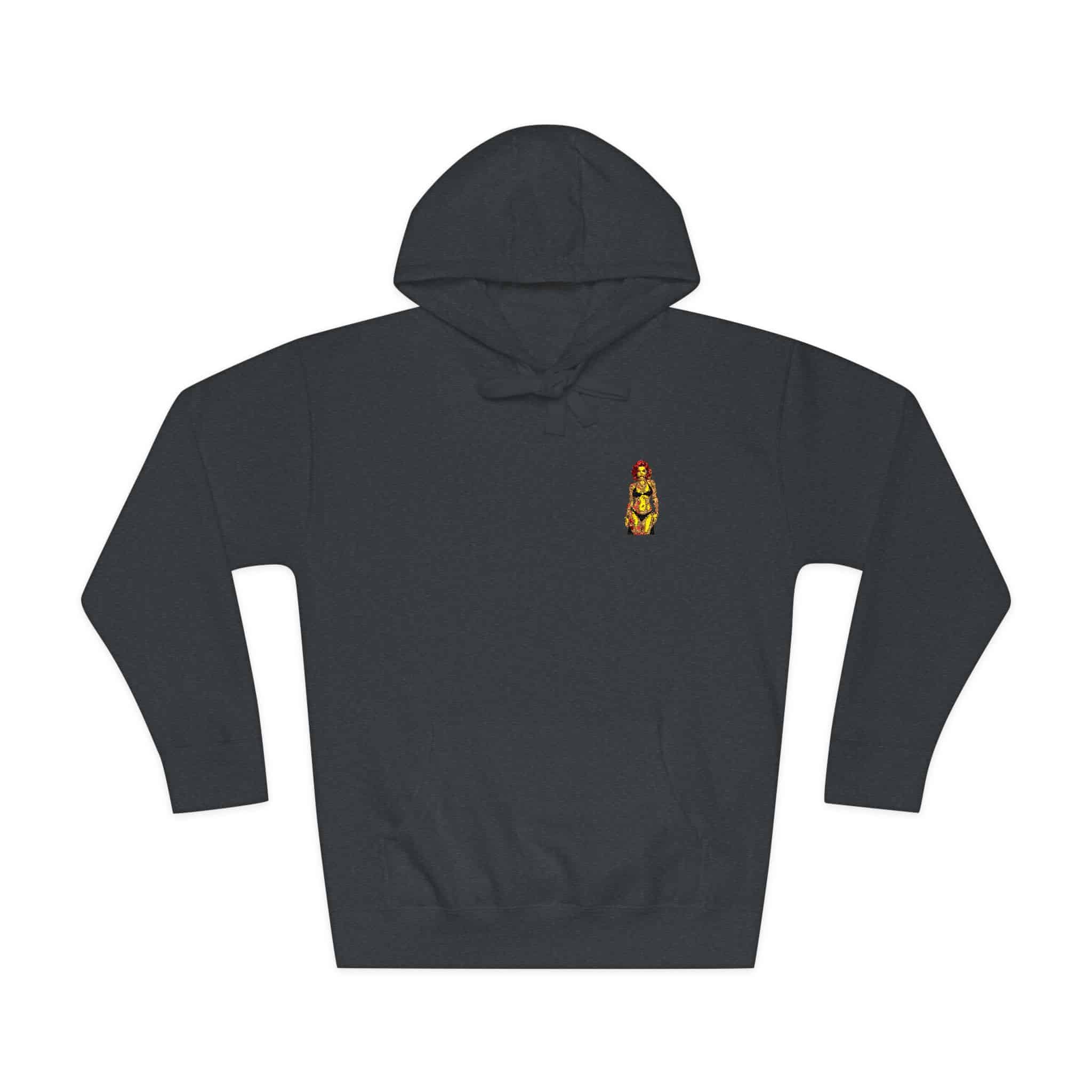 Tattooed Sexy Woman 30 Unisex Fleece Hoodie - Image 25