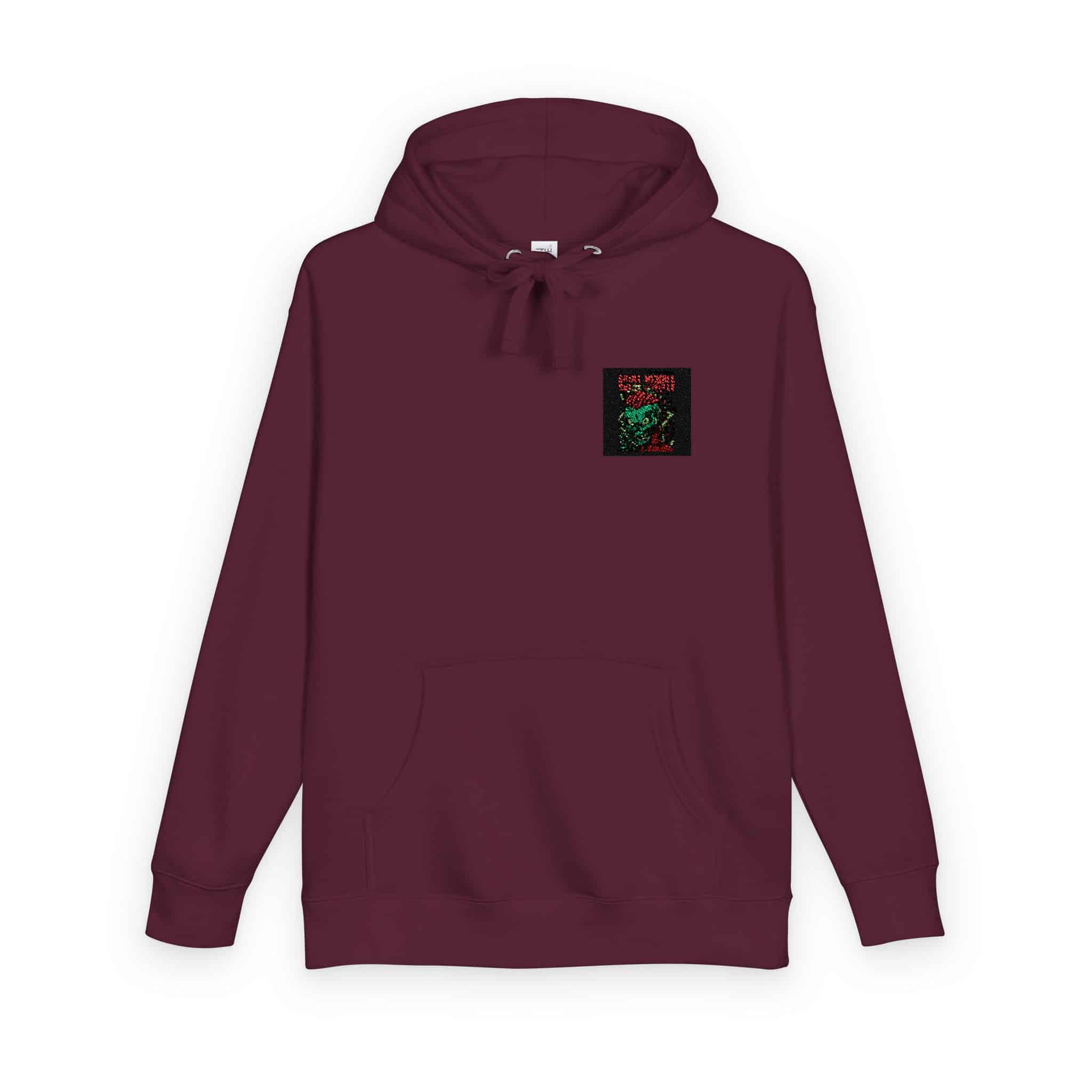 Skull Mumble Cartoon Funny Unisex Fleece Hoodie - Image 30