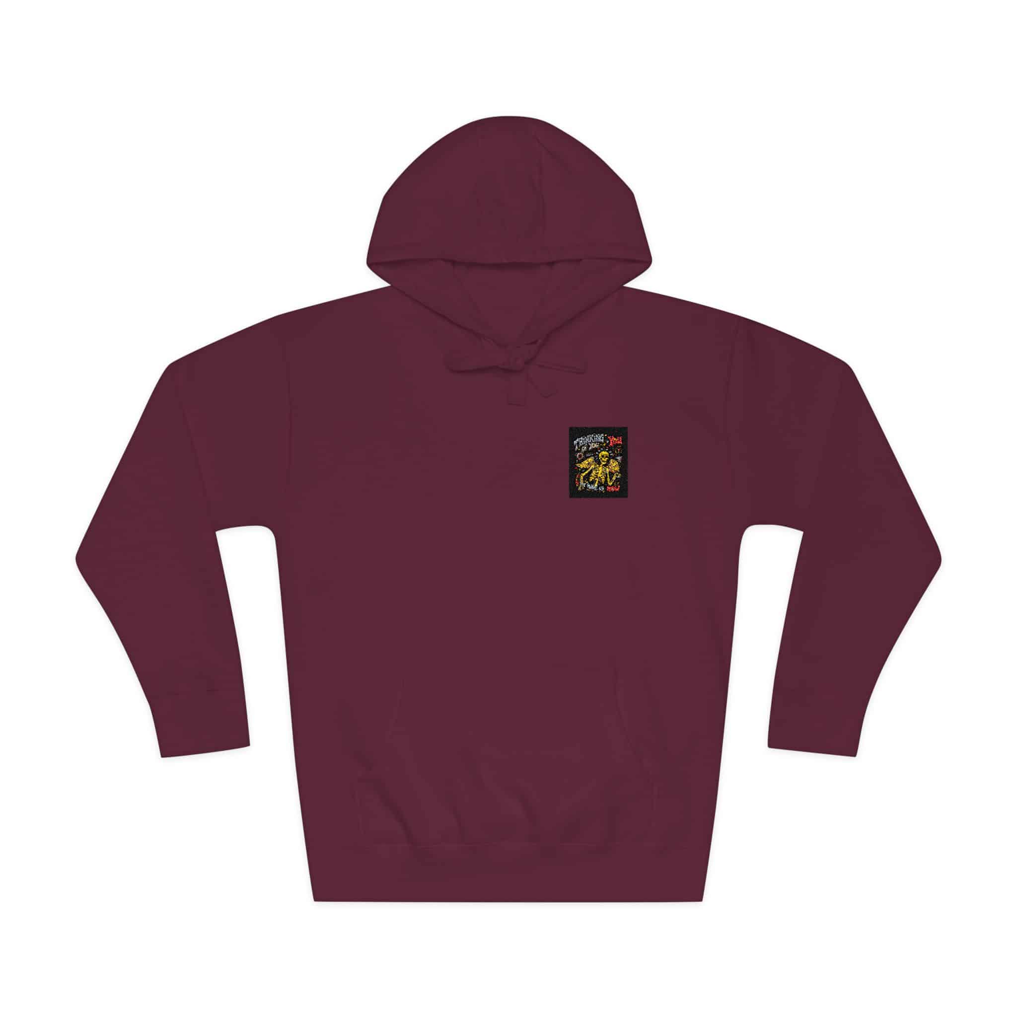Skeleton Illustration With Mexican Colorful Design Thinking You Unisex Fleece Hoodie - Image 29