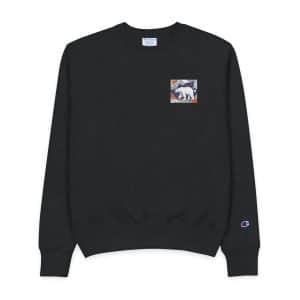Polar Bear 3 Mens Champion Crewneck Sweatshirt