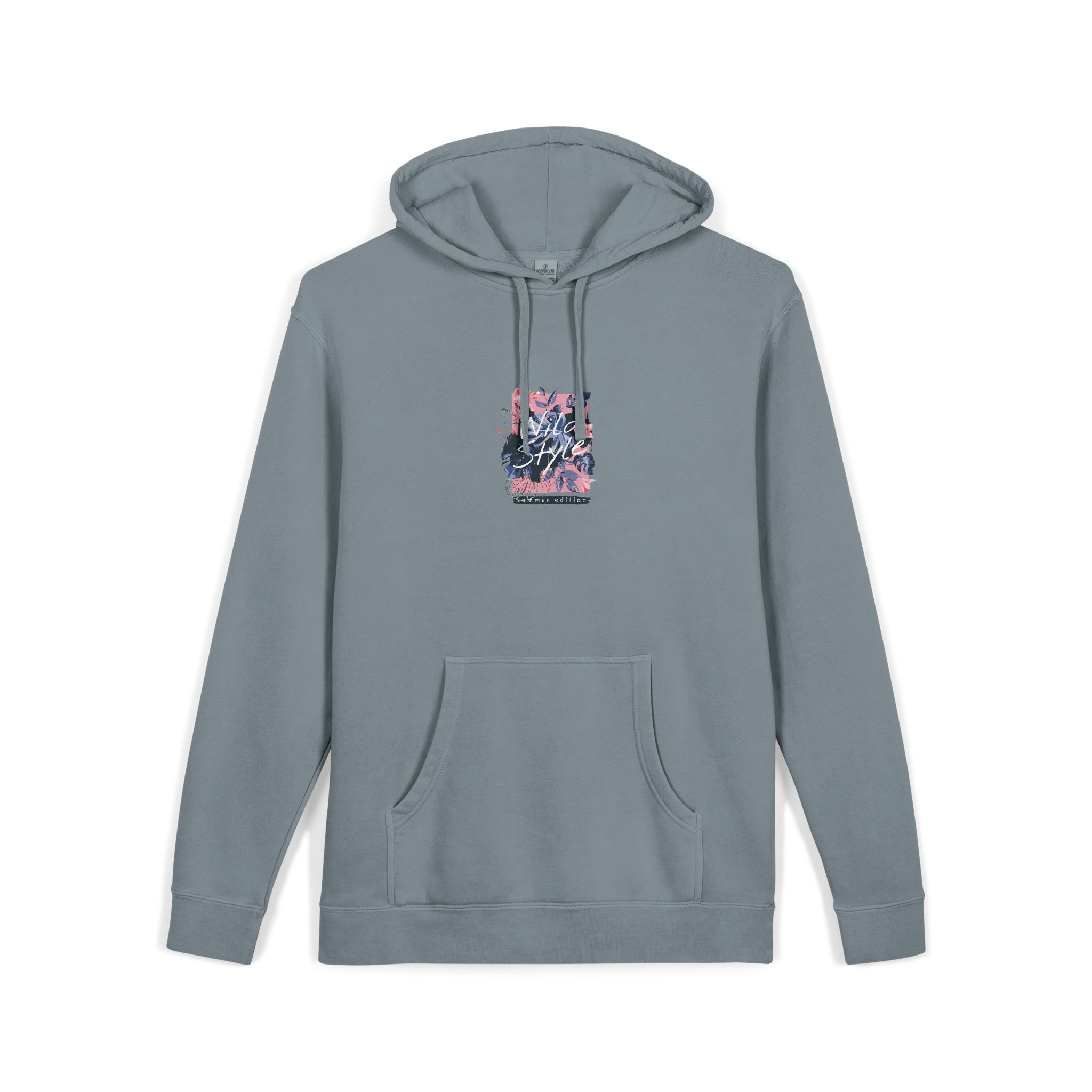 Wild Style Unisex Pigment Dyed Hoodie Embroidery - Image 23