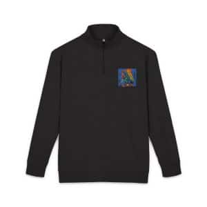 Godzilla Unisex Fleece Pullover Embroidery